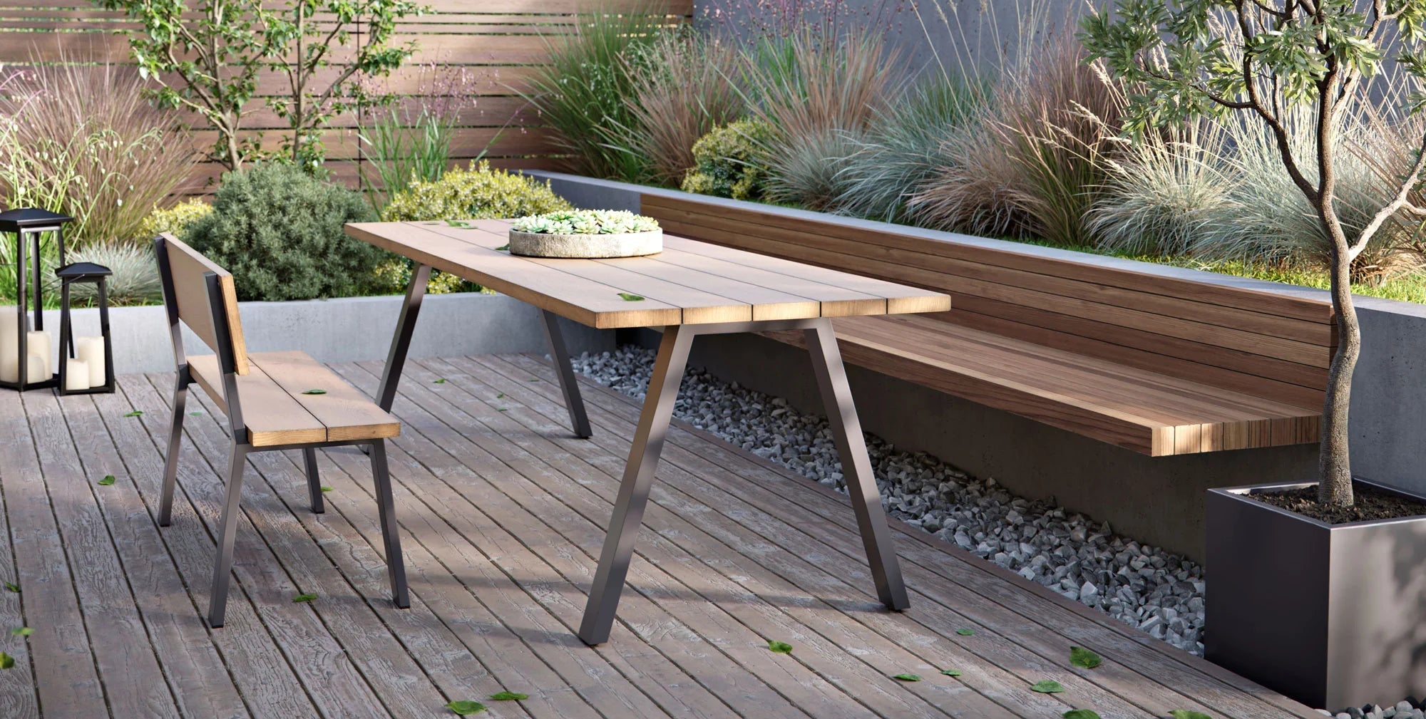 Outdoor Table Legs - The Hairpin Leg Co.