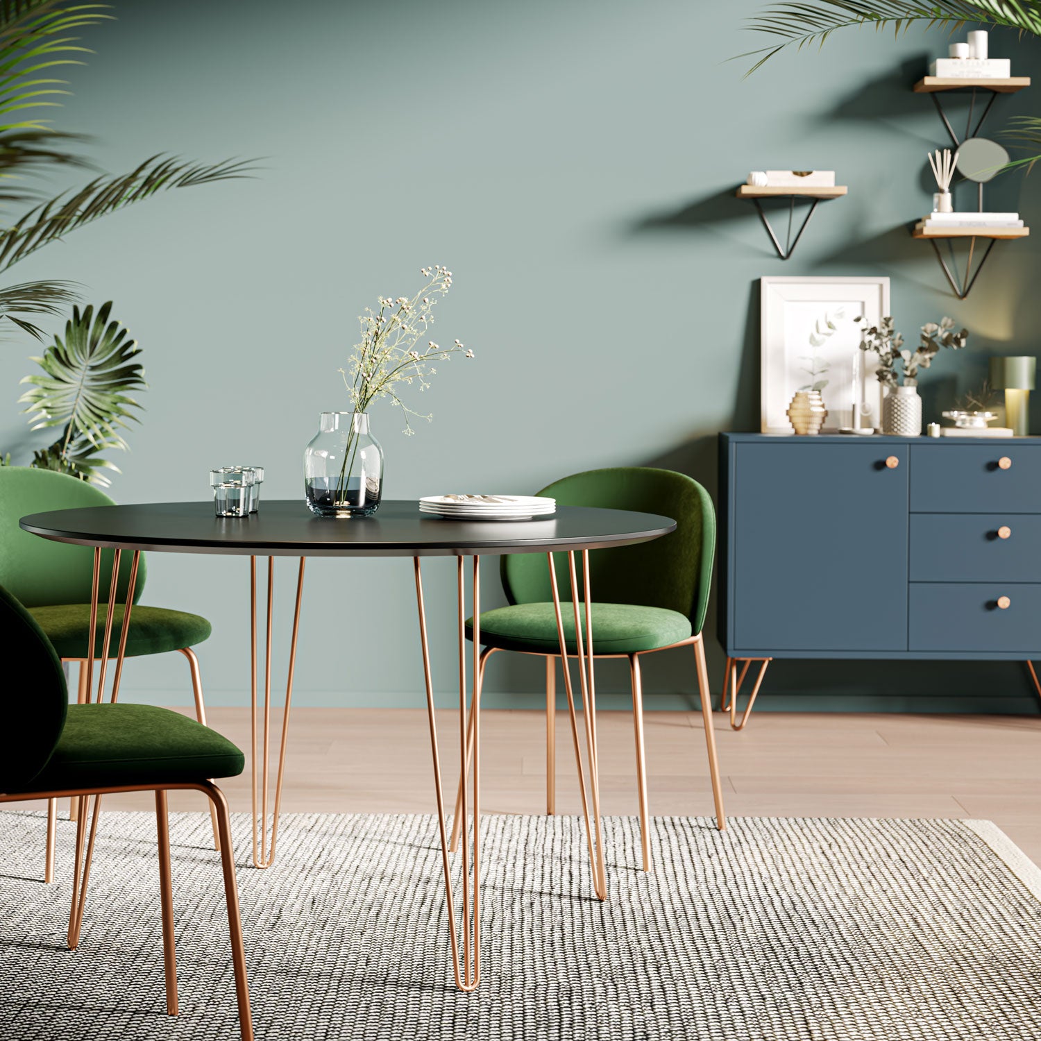 71cm Hairpin Legs - Desk & Dining Table