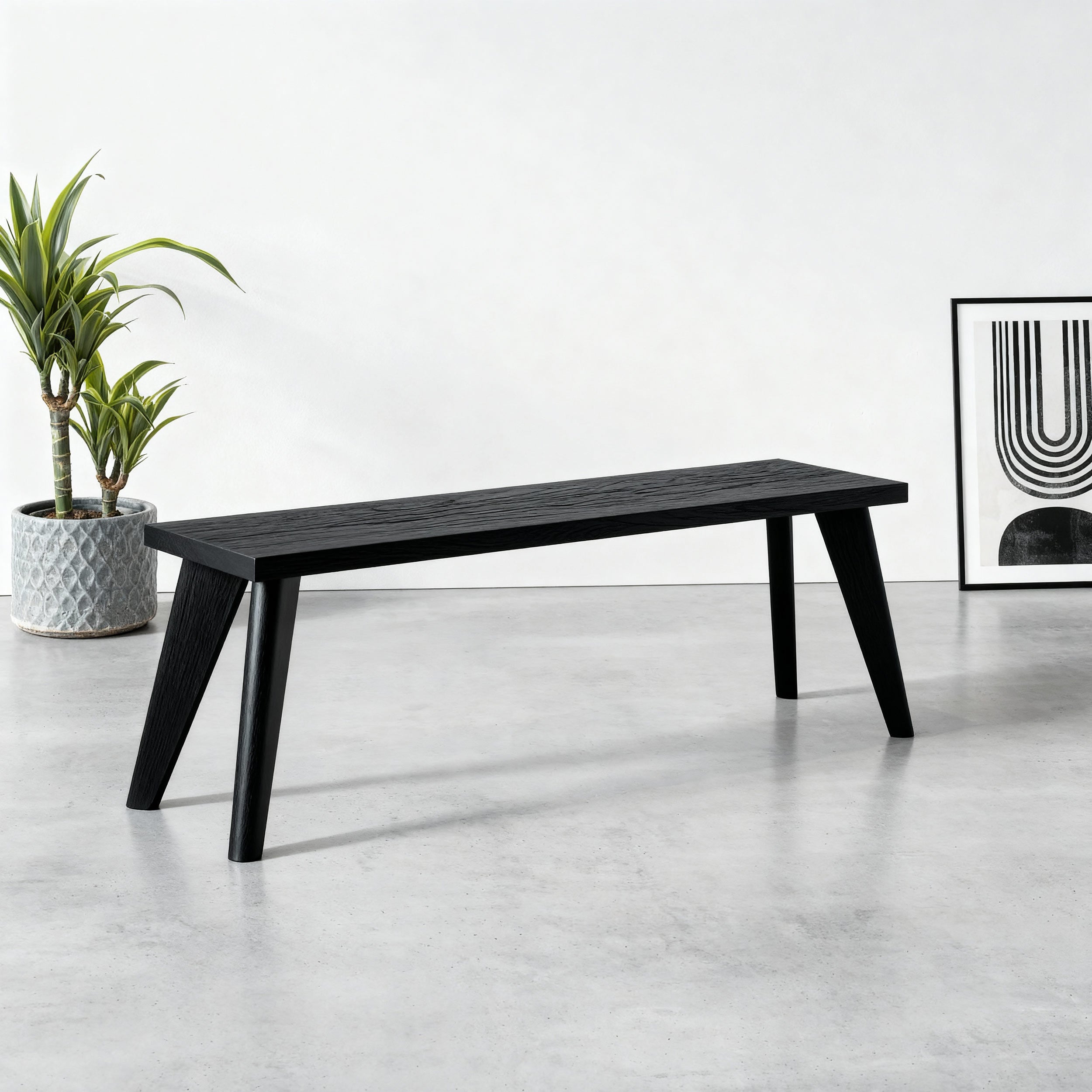 40cm Tapered Oak Table Legs