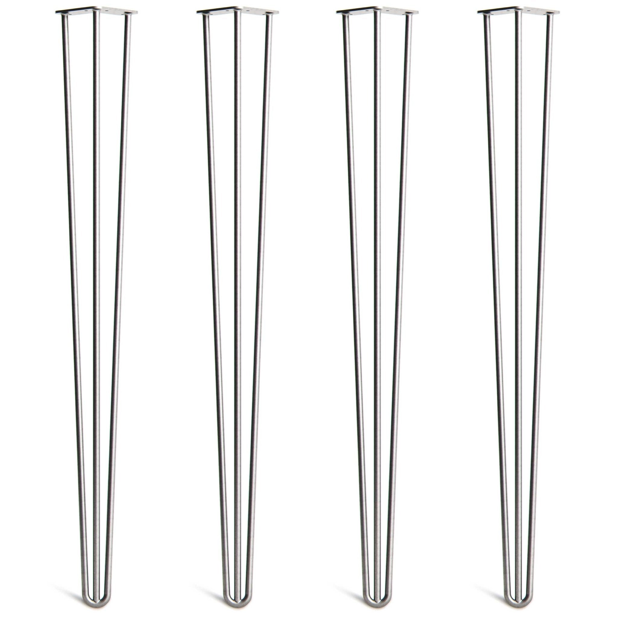 102cm Hairpin Legs - Bar-3 Rod-Clear Coat-The Hairpin Leg Co.