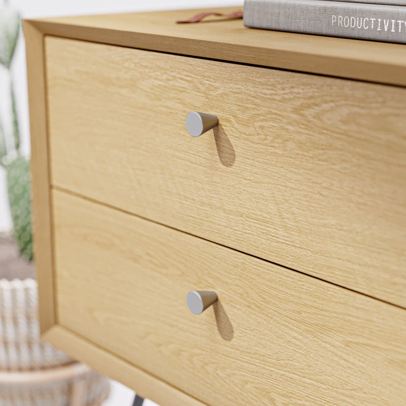 Conical 18mm Knob-Industrial Nickel--The Hairpin Leg Co.