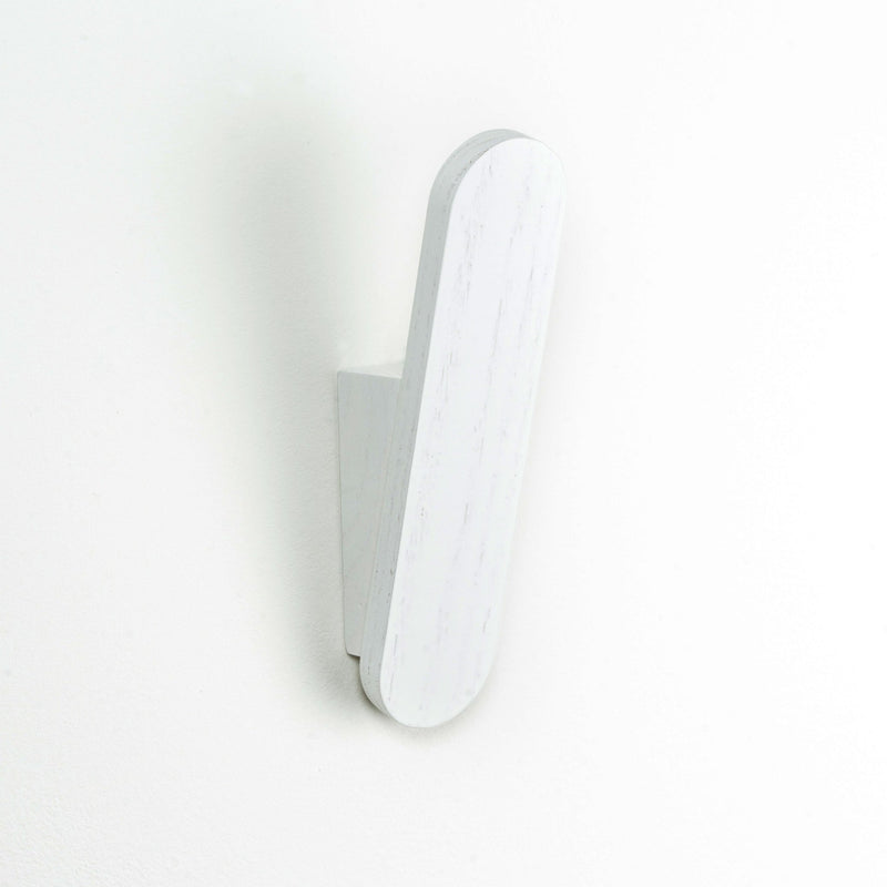 Hardwood Wall Hooks-White--The Hairpin Leg Co.