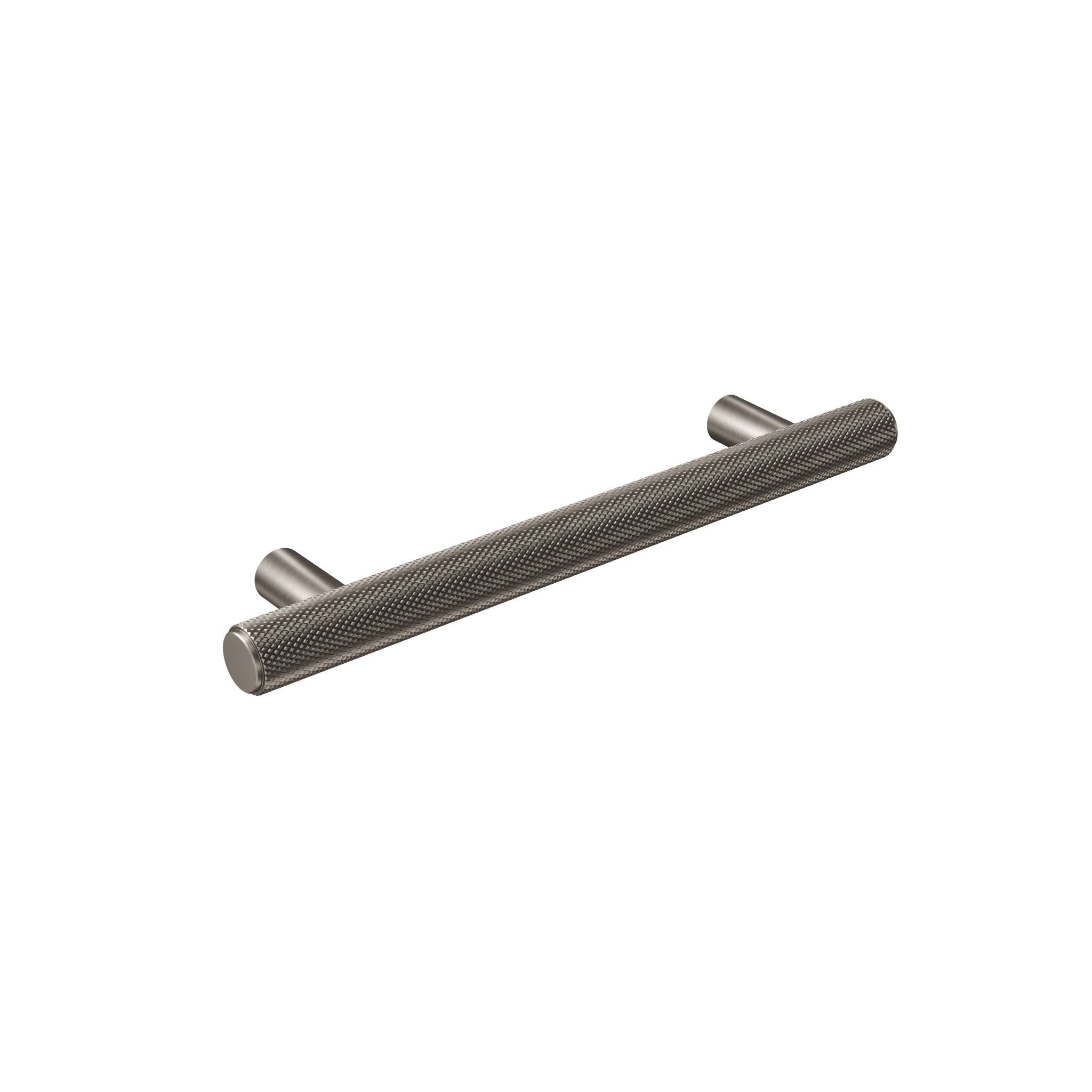 Knurl 15mm Pull Handle-Industrial Nickel-180mm-The Hairpin Leg Co.