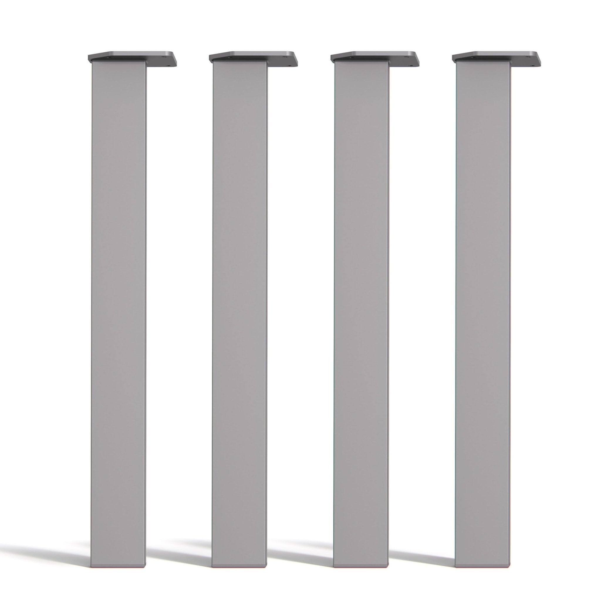 Single Pin Box legs-Grey-Table (71cm / 28inch)-The Hairpin Leg Co.