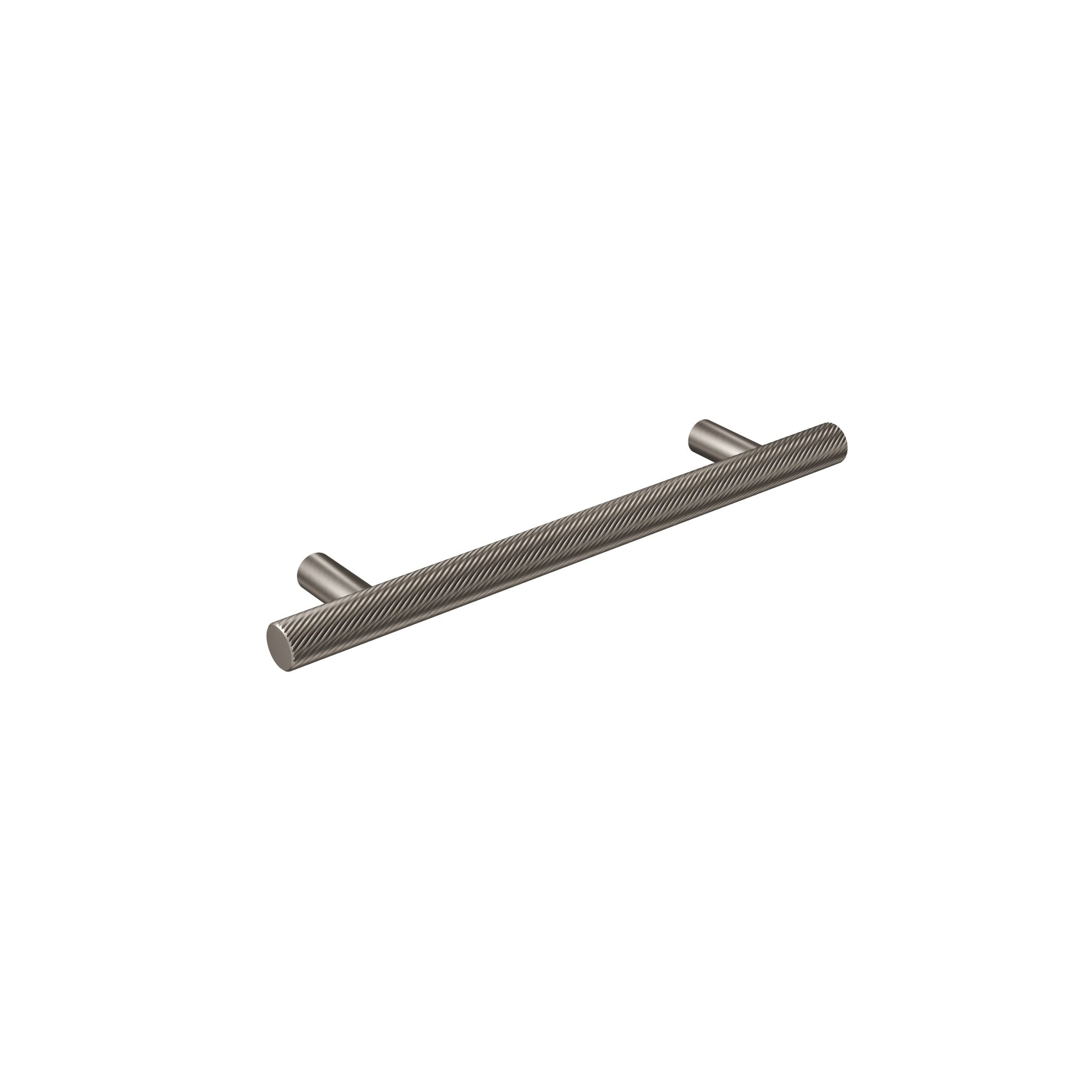 Spiral 12mm Pull Handle-Industrial Nickel-180mm-The Hairpin Leg Co.