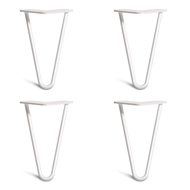 White Hairpin Legs-8" / 20cm - Cabinet-2 Rod-The Hairpin Leg Co.