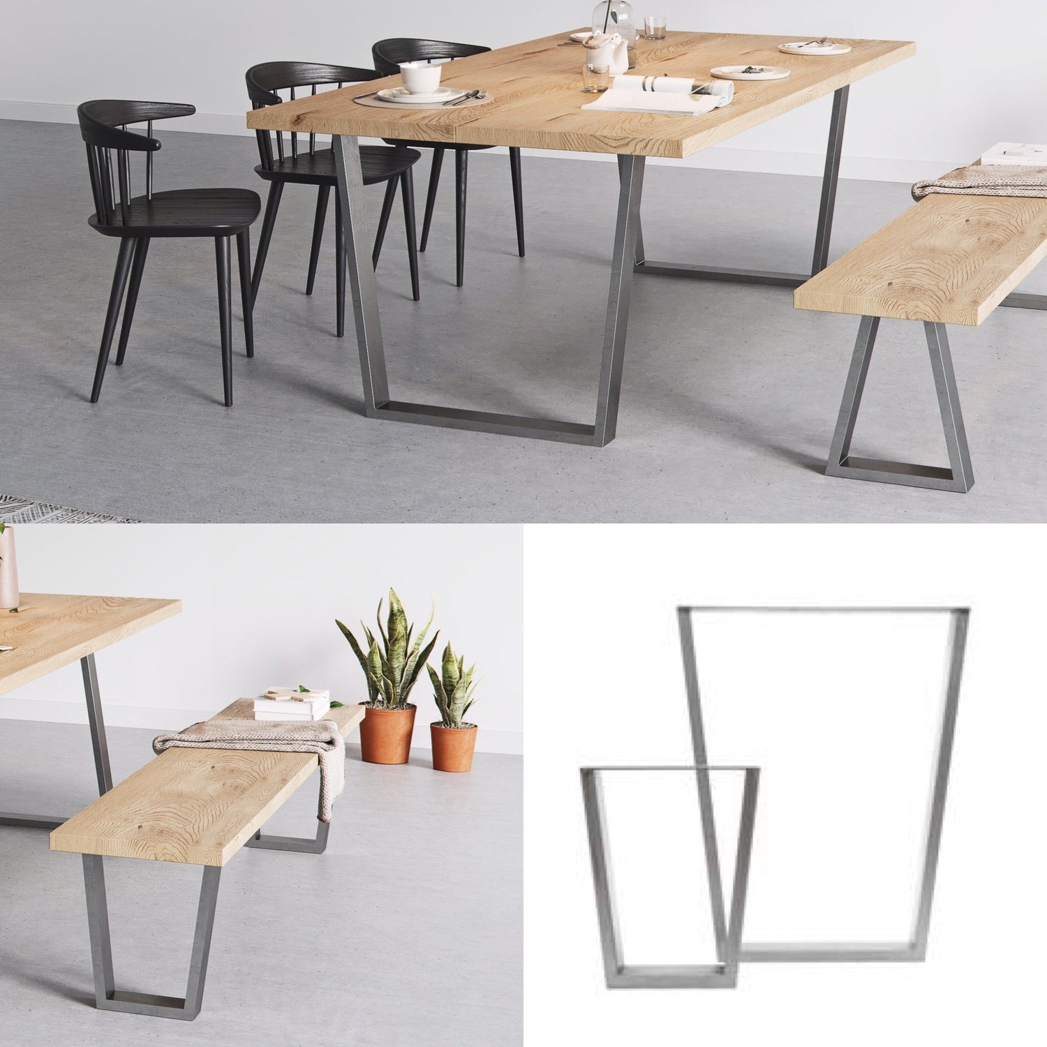 New release: Industrial V-frame table legs - The Hairpin Leg Co.