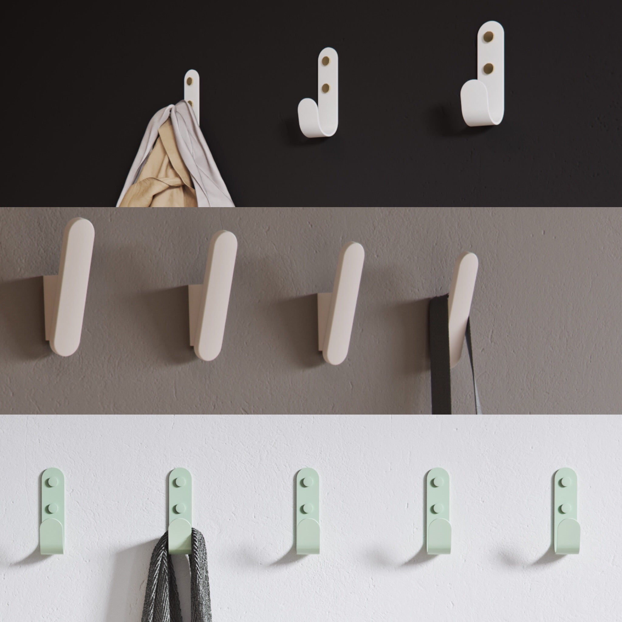 NEW RELEASE: Tallo steel and wood wall hooks - The Hairpin Leg Co.