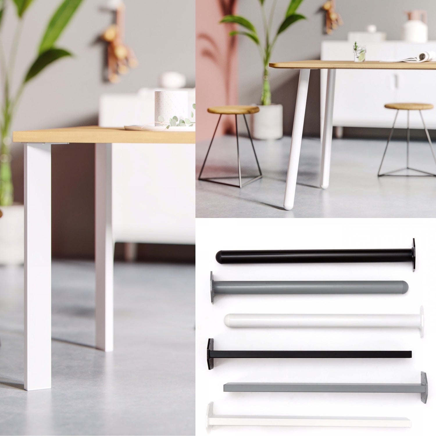 New: Single pin table legs - The Hairpin Leg Co.