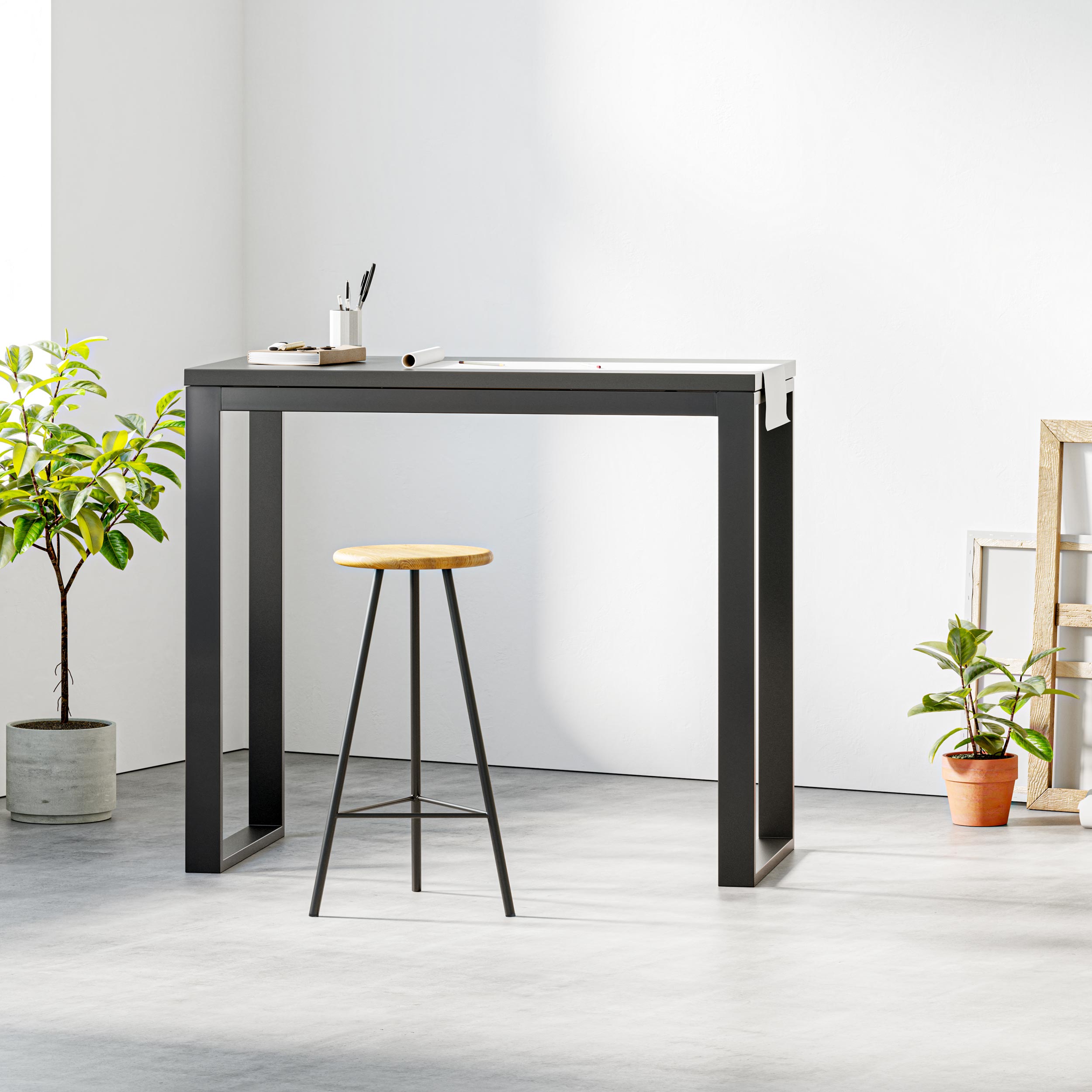 Square Industrial Frame | 102cm Bar