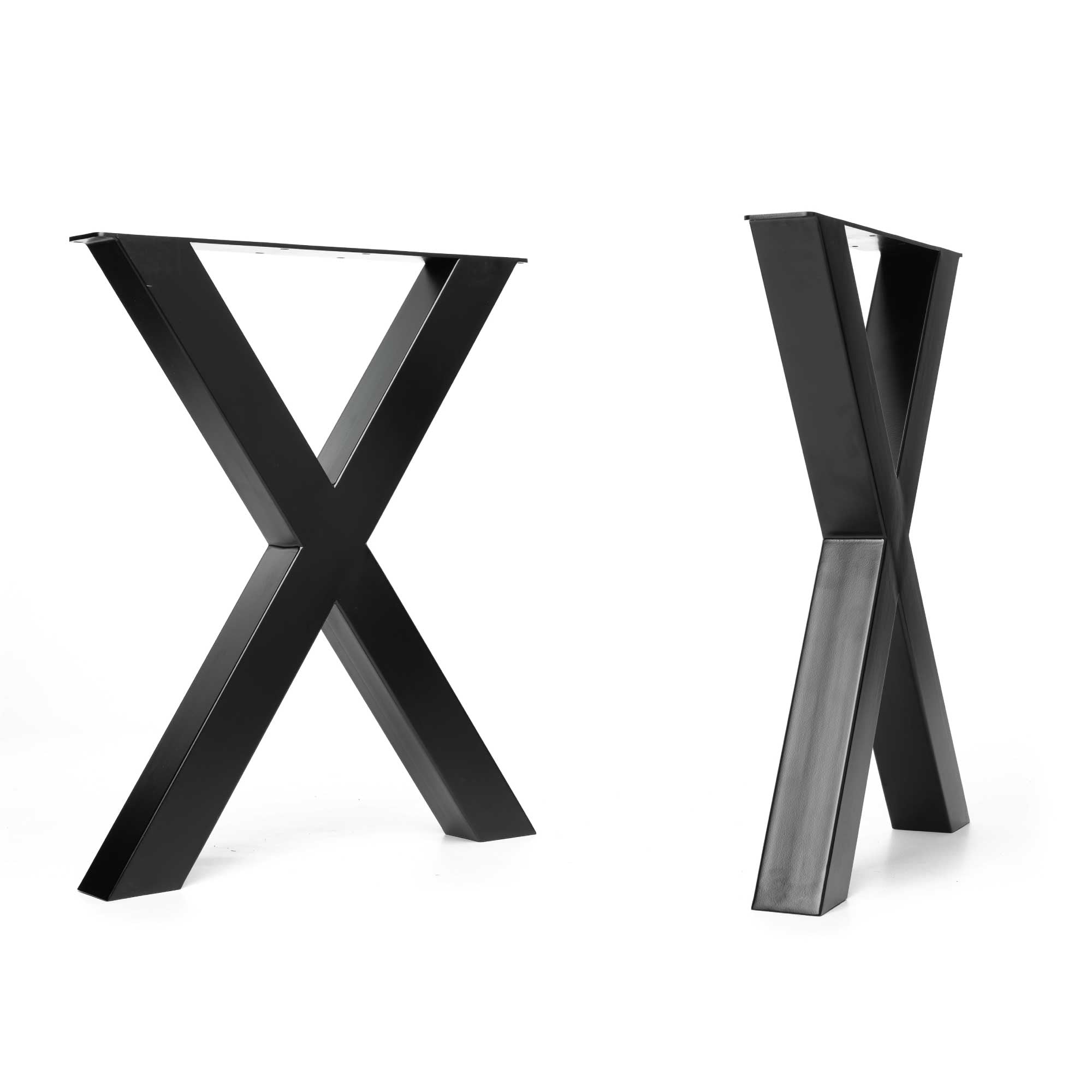 Chunky X-Frame Industrial Legs | 71cm Table