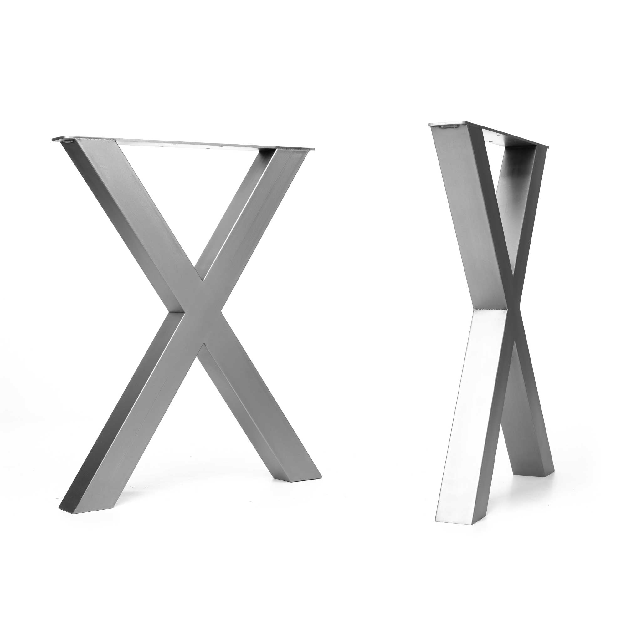 Chunky X-Frame Industrial Legs | 71cm Table