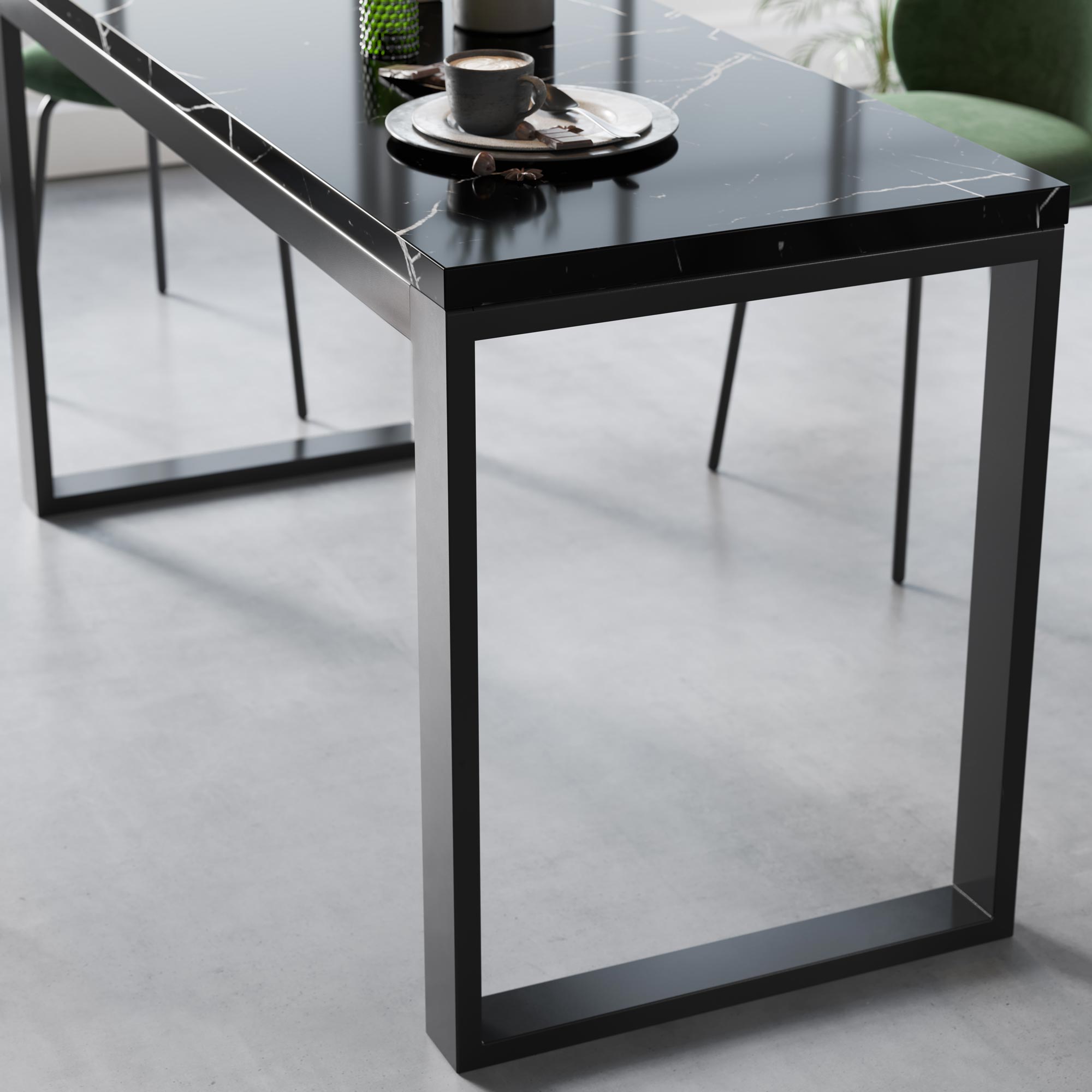 Square Industrial Frame | 71cm Table Wide