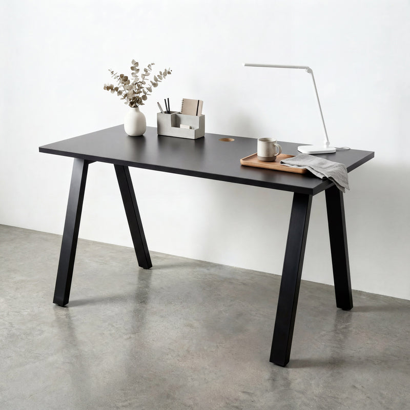 Black Melamine Laminate Table Top