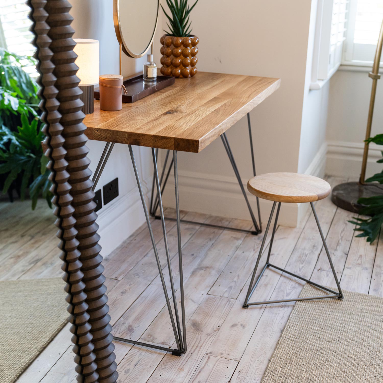 Hairpin Wireframe Legs | 71cm Table