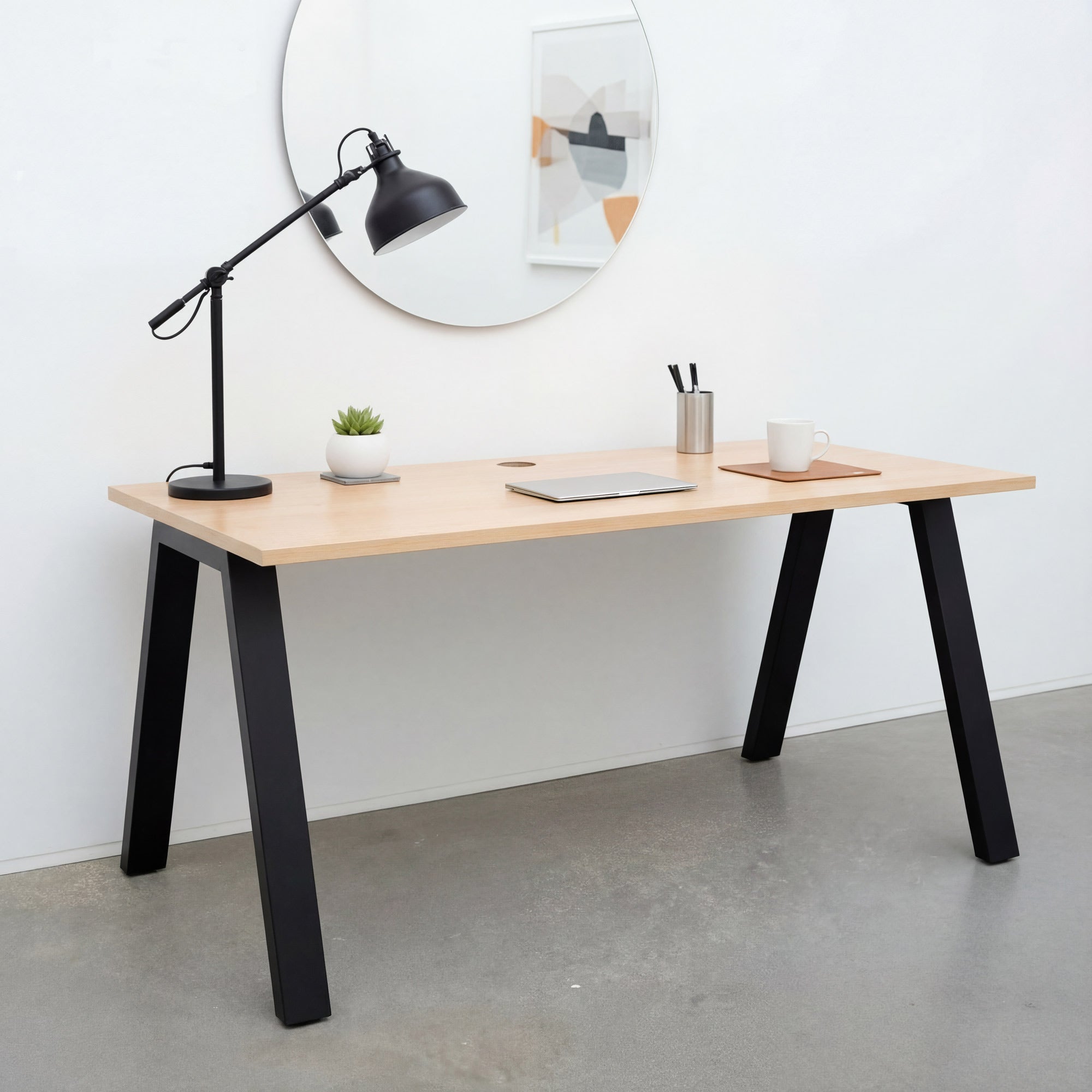 Maple Melamine Laminate Desk Top