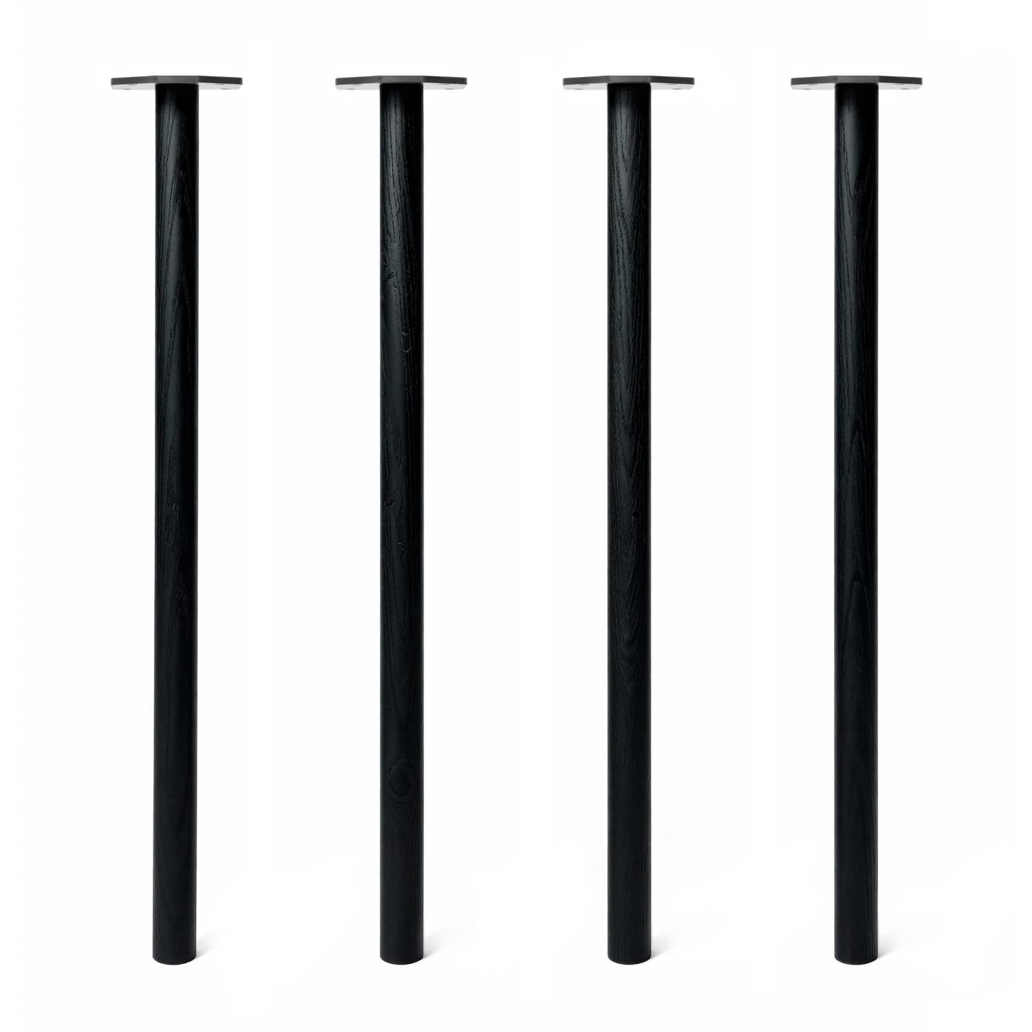 71cm Tapered Oak Table Legs