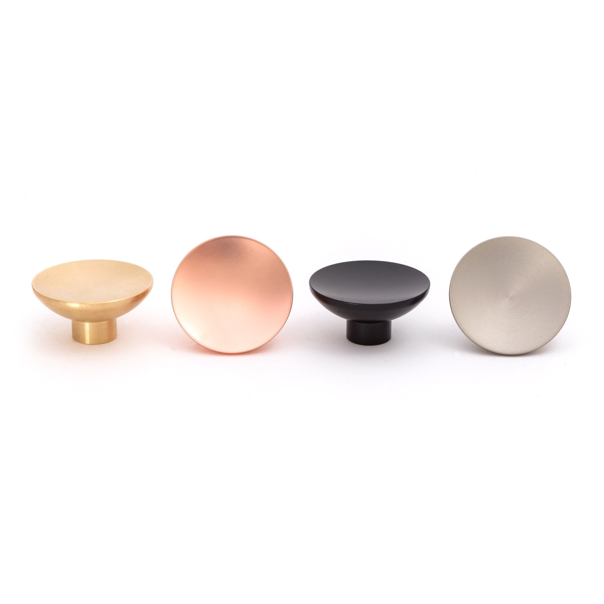 Bowl 40mm Knob-Brushed Brass--The Hairpin Leg Co.
