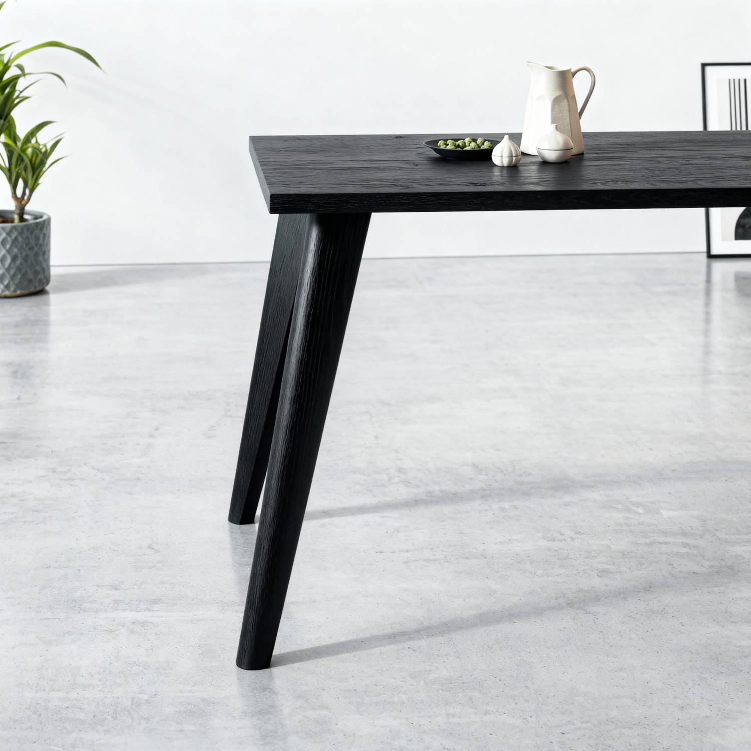 71cm Tapered Oak Table Legs