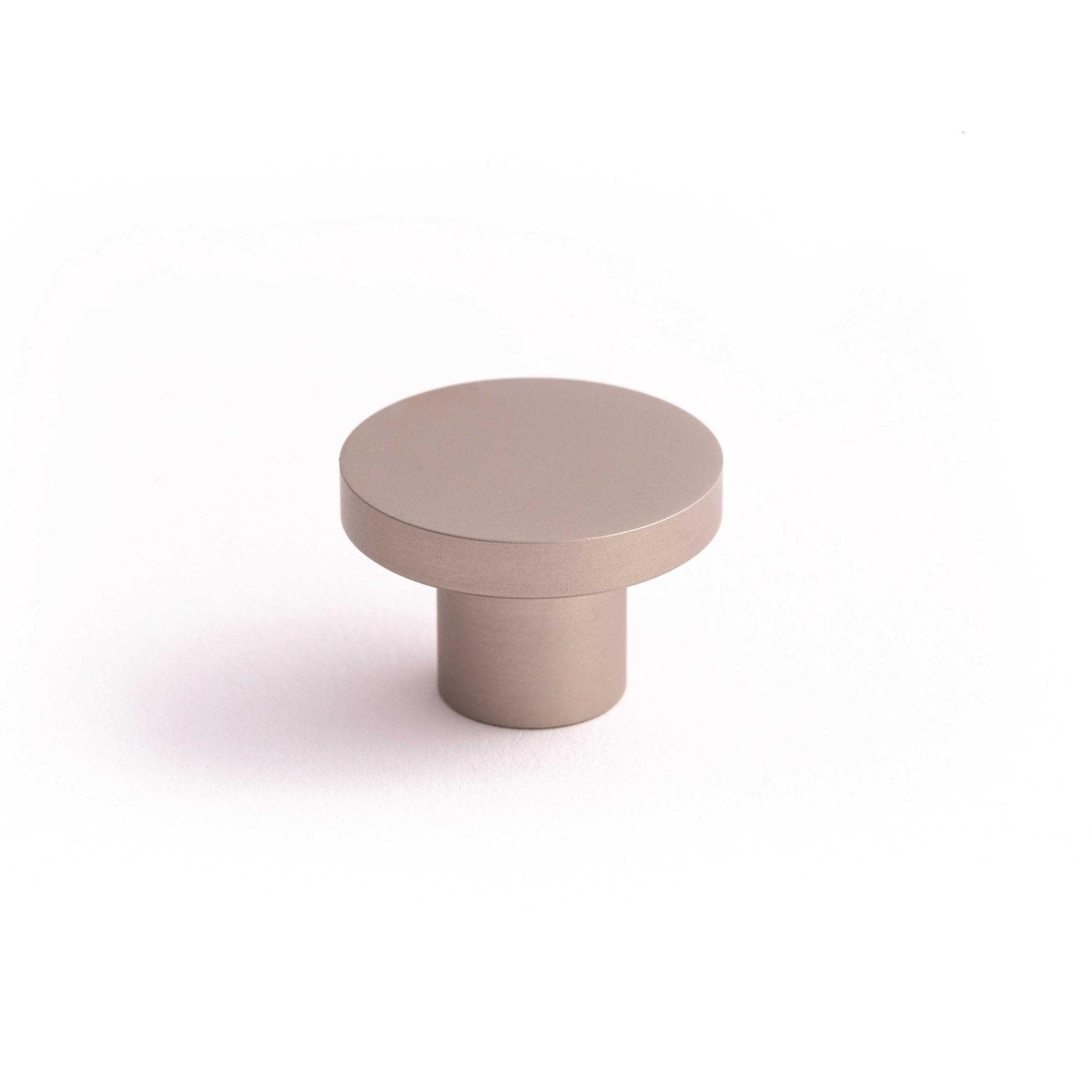 Disk 30mm Knob-Industrial Nickel--The Hairpin Leg Co.