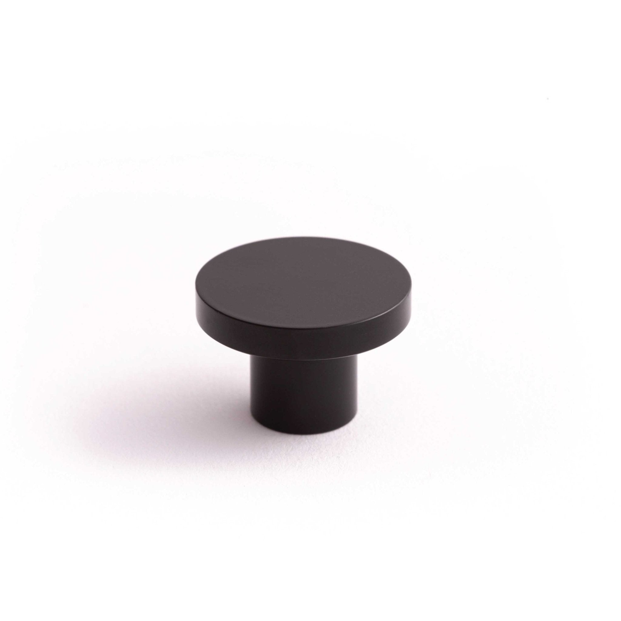 Disk 30mm Knob-Matt Black--The Hairpin Leg Co.