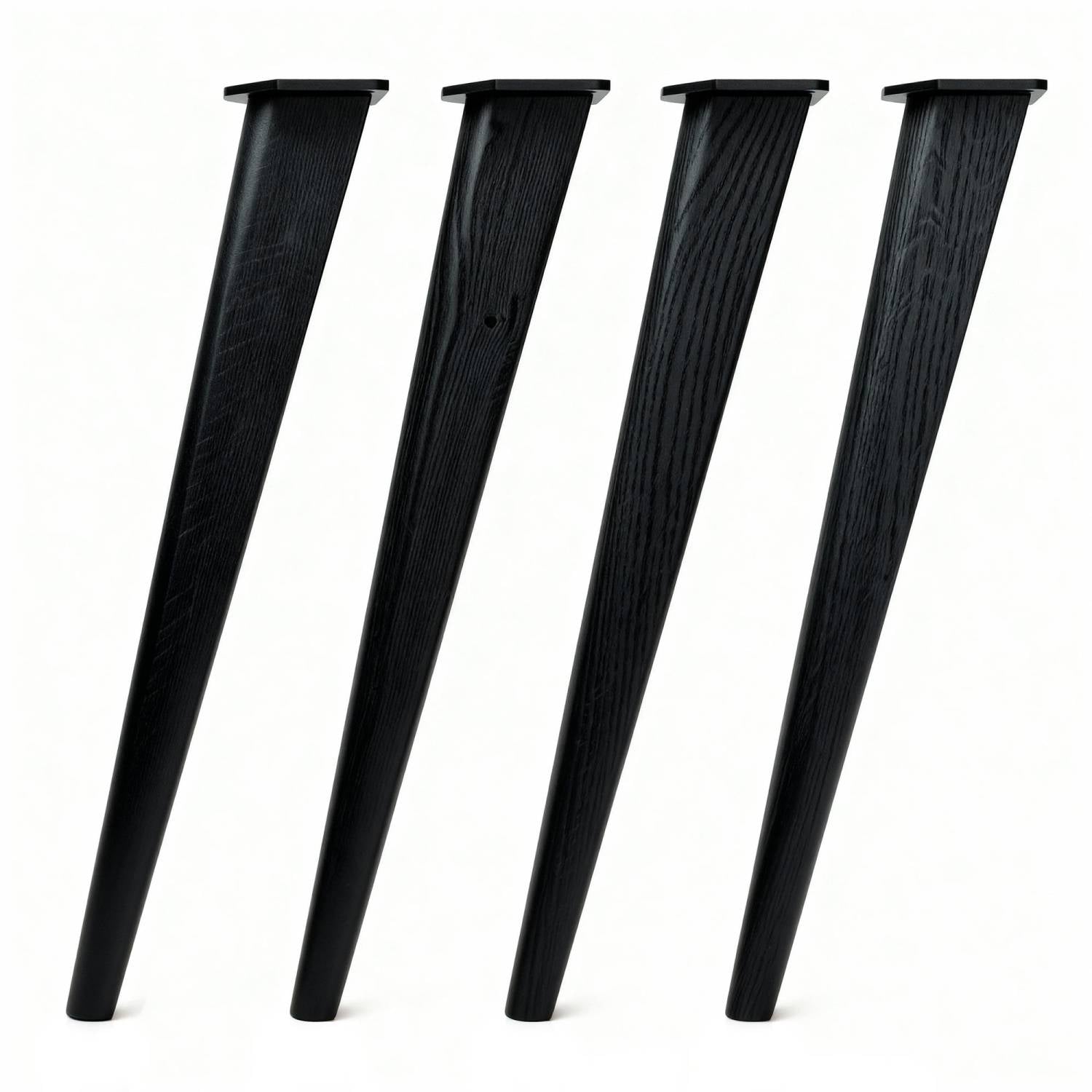 71cm Tapered Oak Table Legs