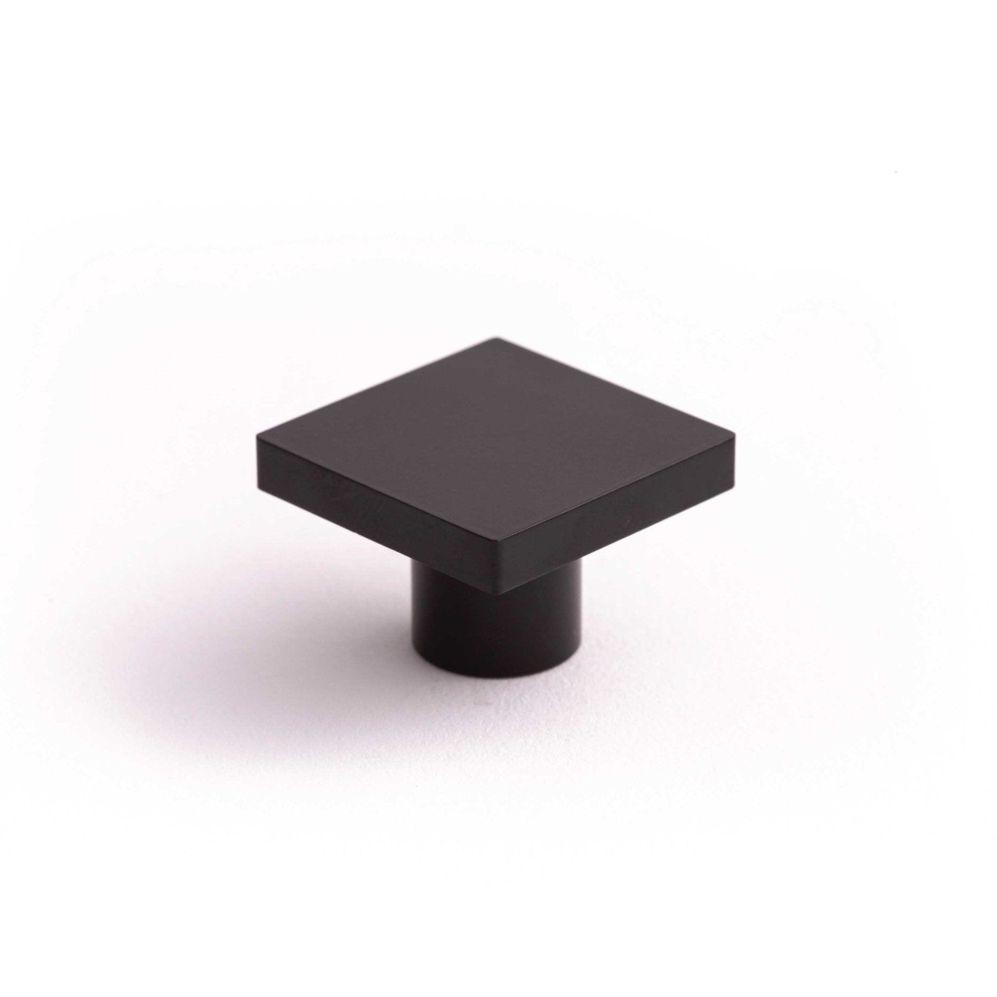 Square 30mm Knob-Brushed Brass--The Hairpin Leg Co.