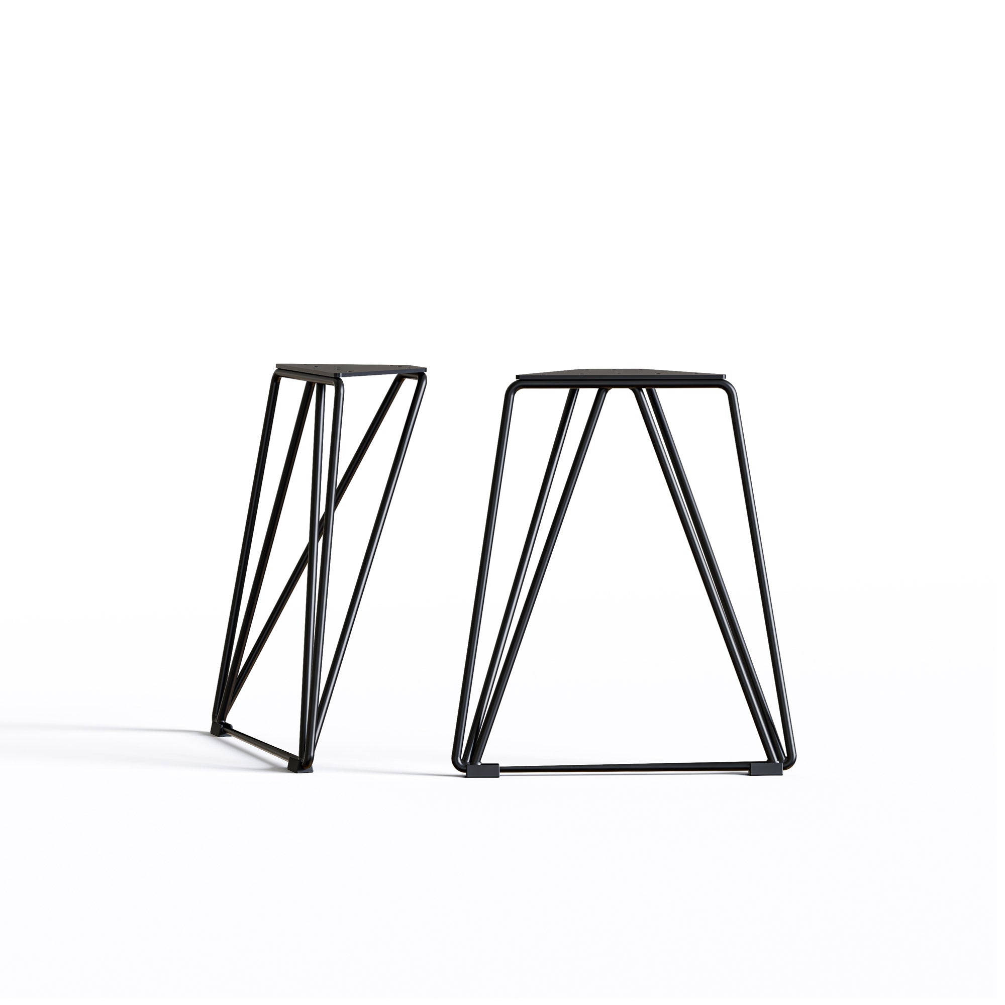 Wire Frame Legs-Black-Bench (H40cm x W35cm)-The Hairpin Leg Co.