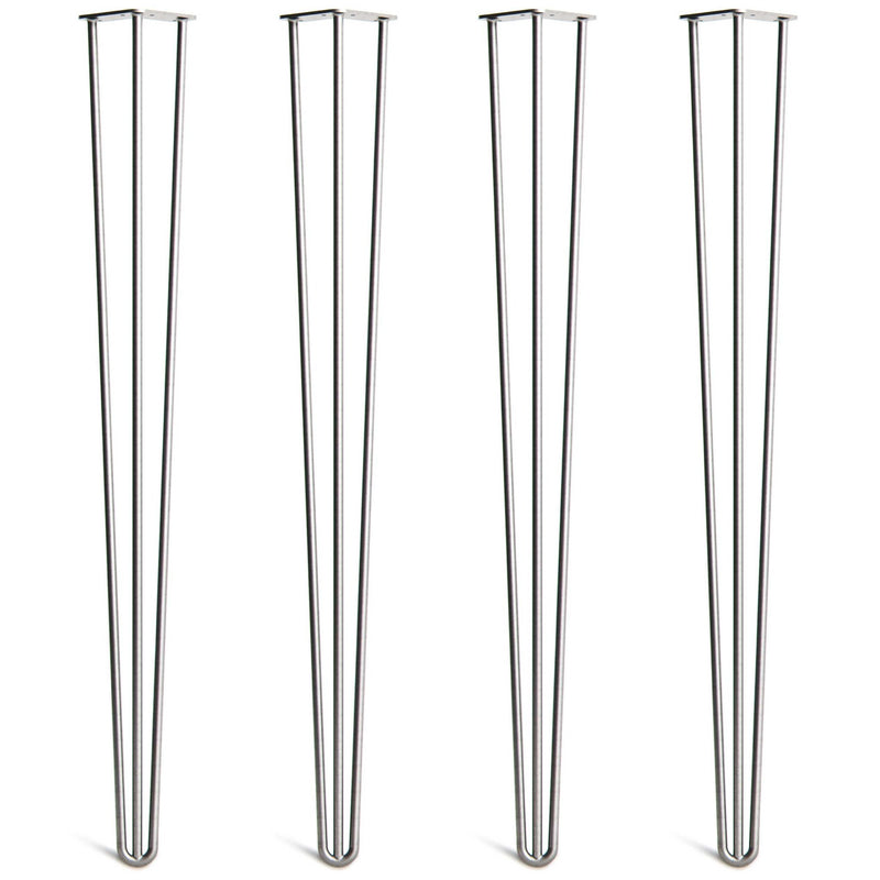 102cm Hairpin Legs - Bar-3 Rod-Clear Coat-The Hairpin Leg Co.