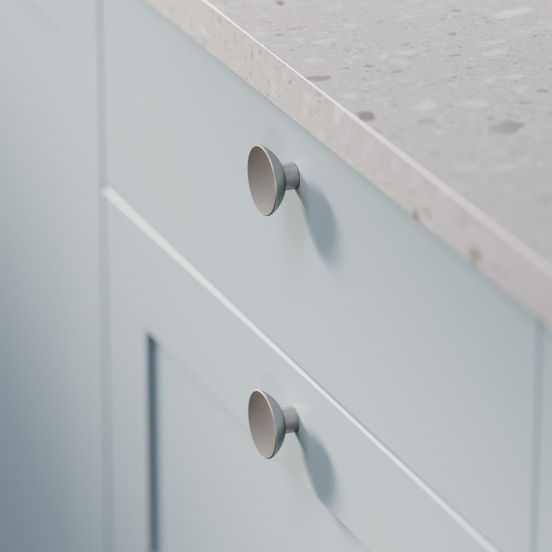 Bowl 40mm Knob-Industrial Nickel--The Hairpin Leg Co.