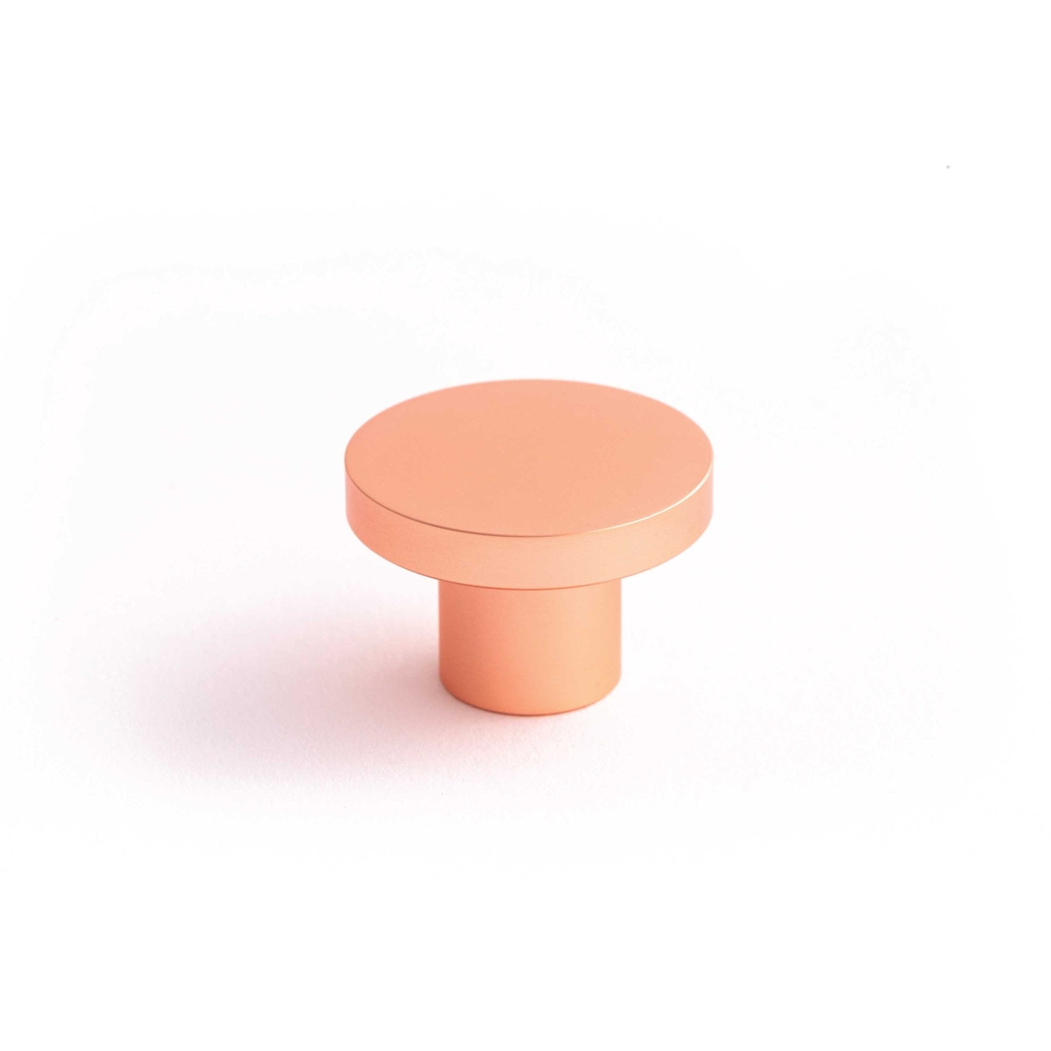 Disk 30mm Knob-Satin Copper--The Hairpin Leg Co.