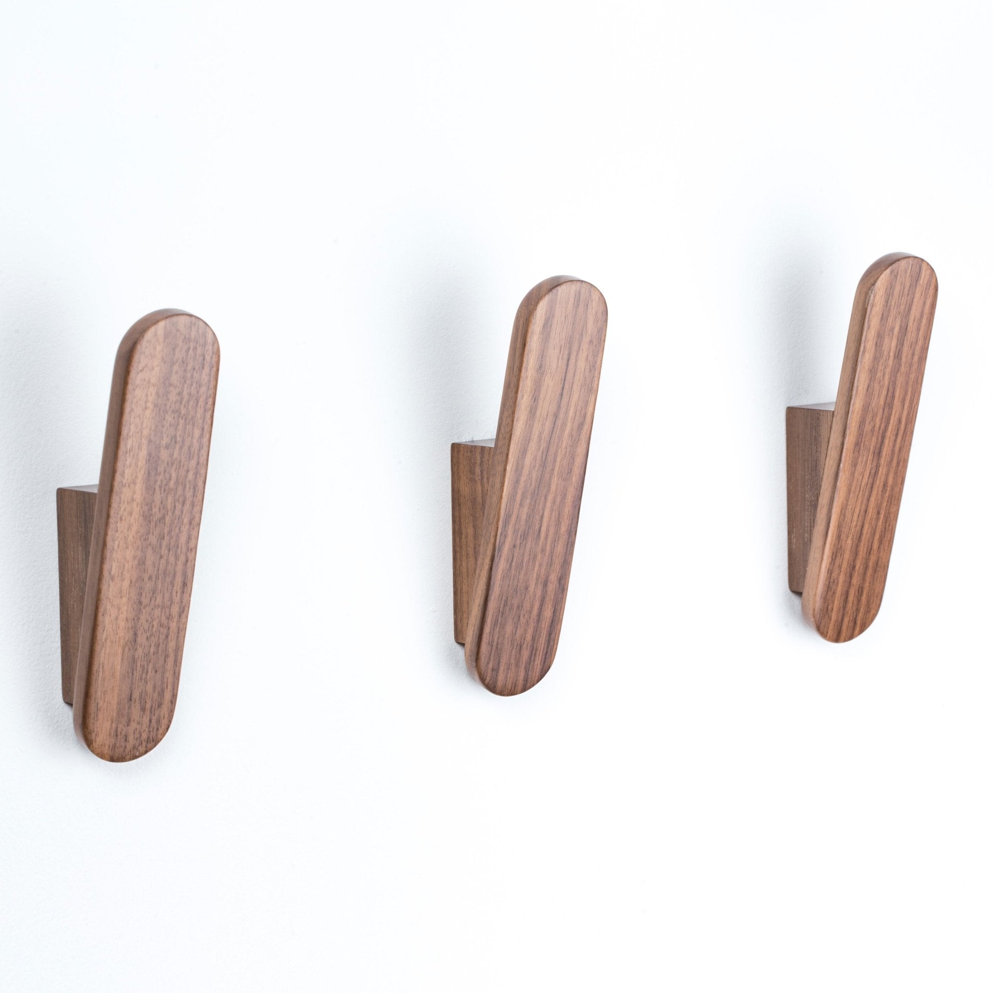 Heavy Duty Wooden Wall Hooks, For Coats & More