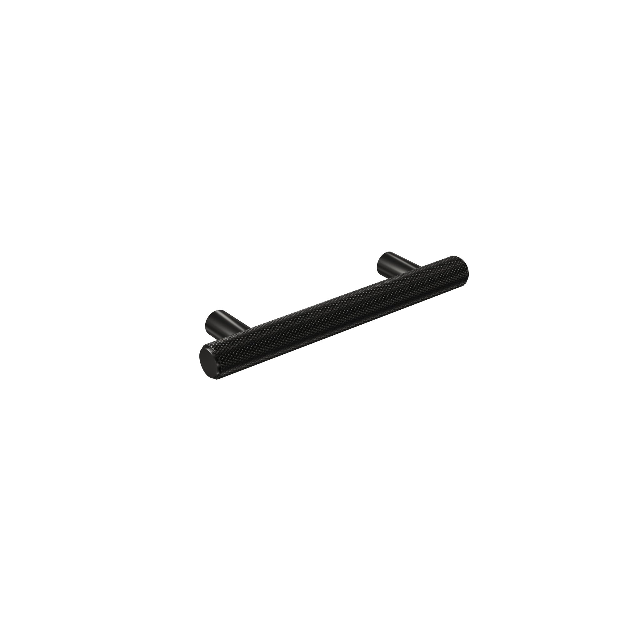 Knurl 15mm Pull Handle-Matt Black-140mm-The Hairpin Leg Co.