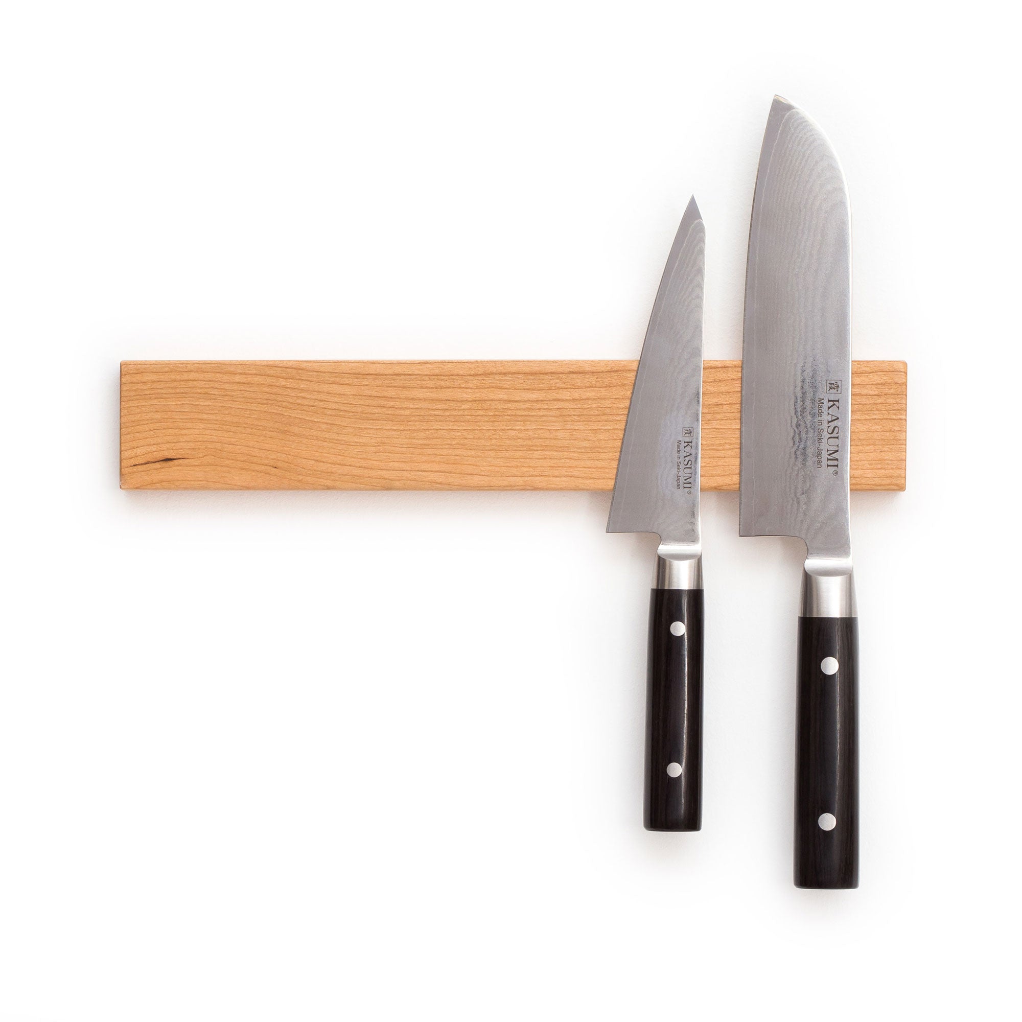 Magnetic Wooden Knife Rack-Cherry-45cm / 18"-The Hairpin Leg Co.