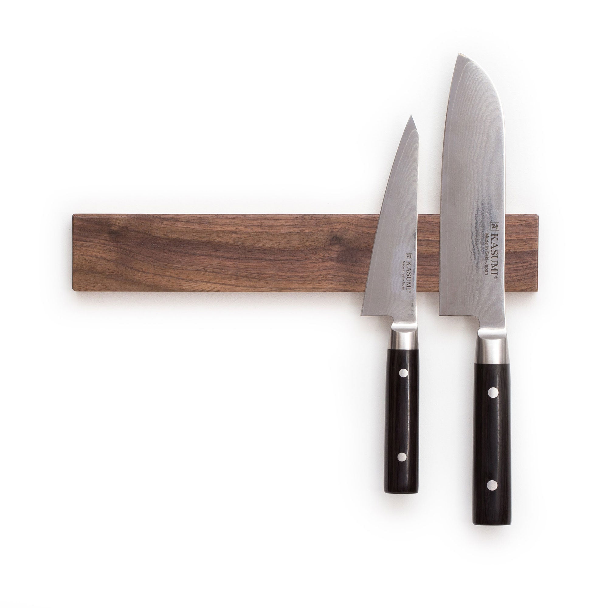 Magnetic Wooden Knife Rack-Walnut-30cm / 12"-The Hairpin Leg Co.