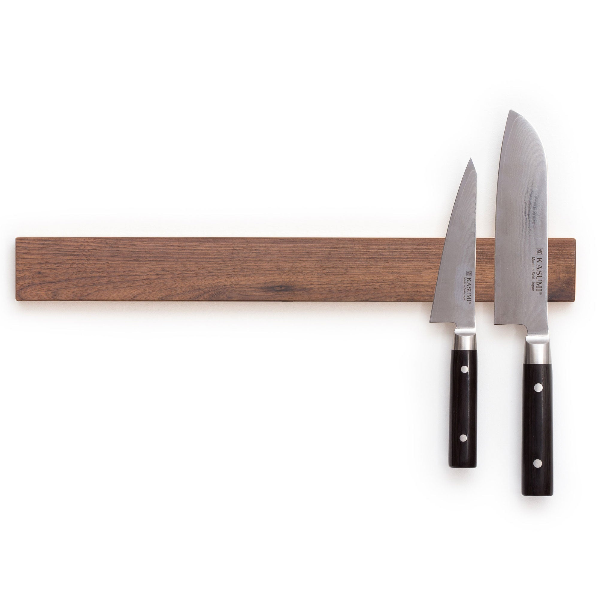 Magnetic Wooden Knife Rack-Walnut-45cm / 18"-The Hairpin Leg Co.