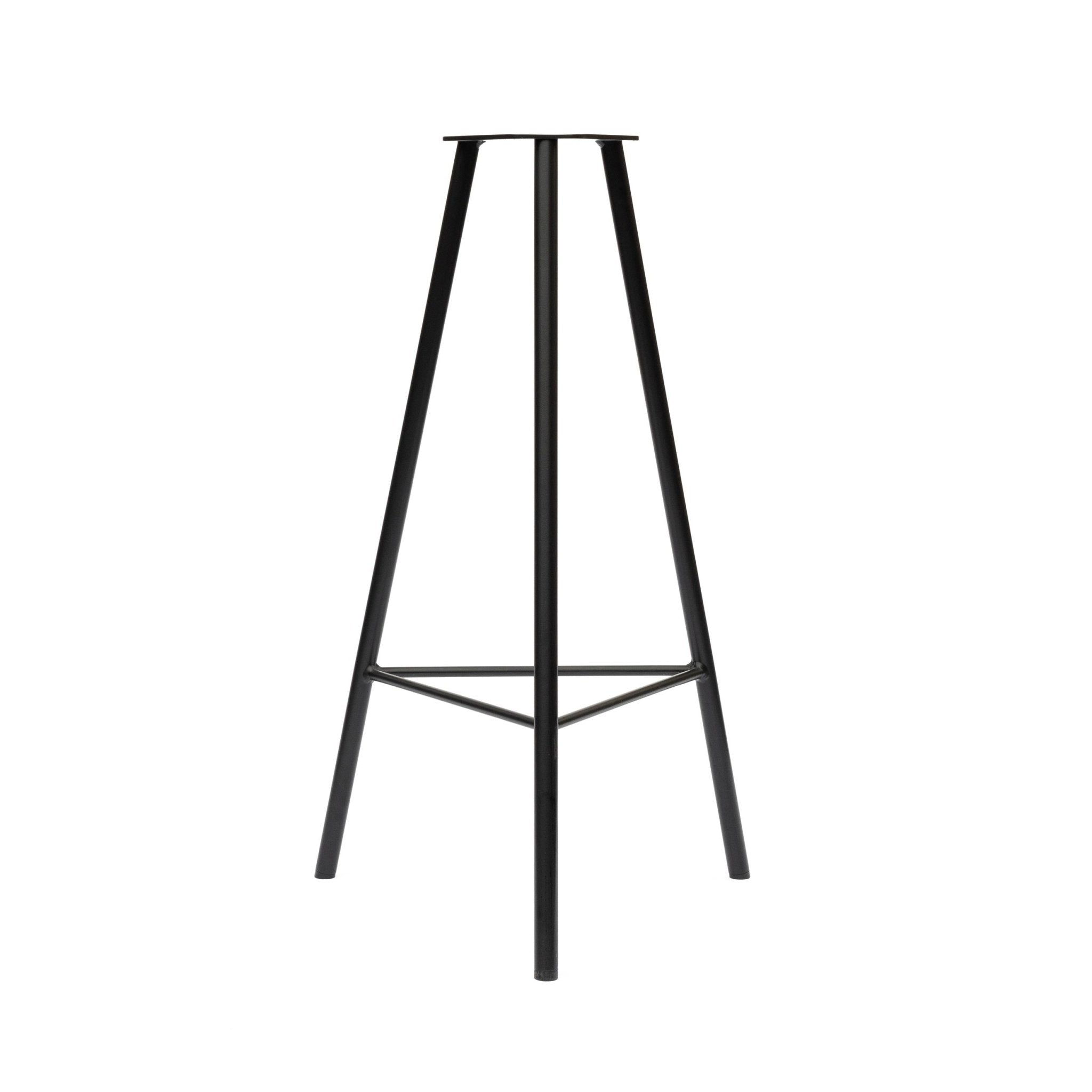 Nord Stool Base-Black--The Hairpin Leg Co.