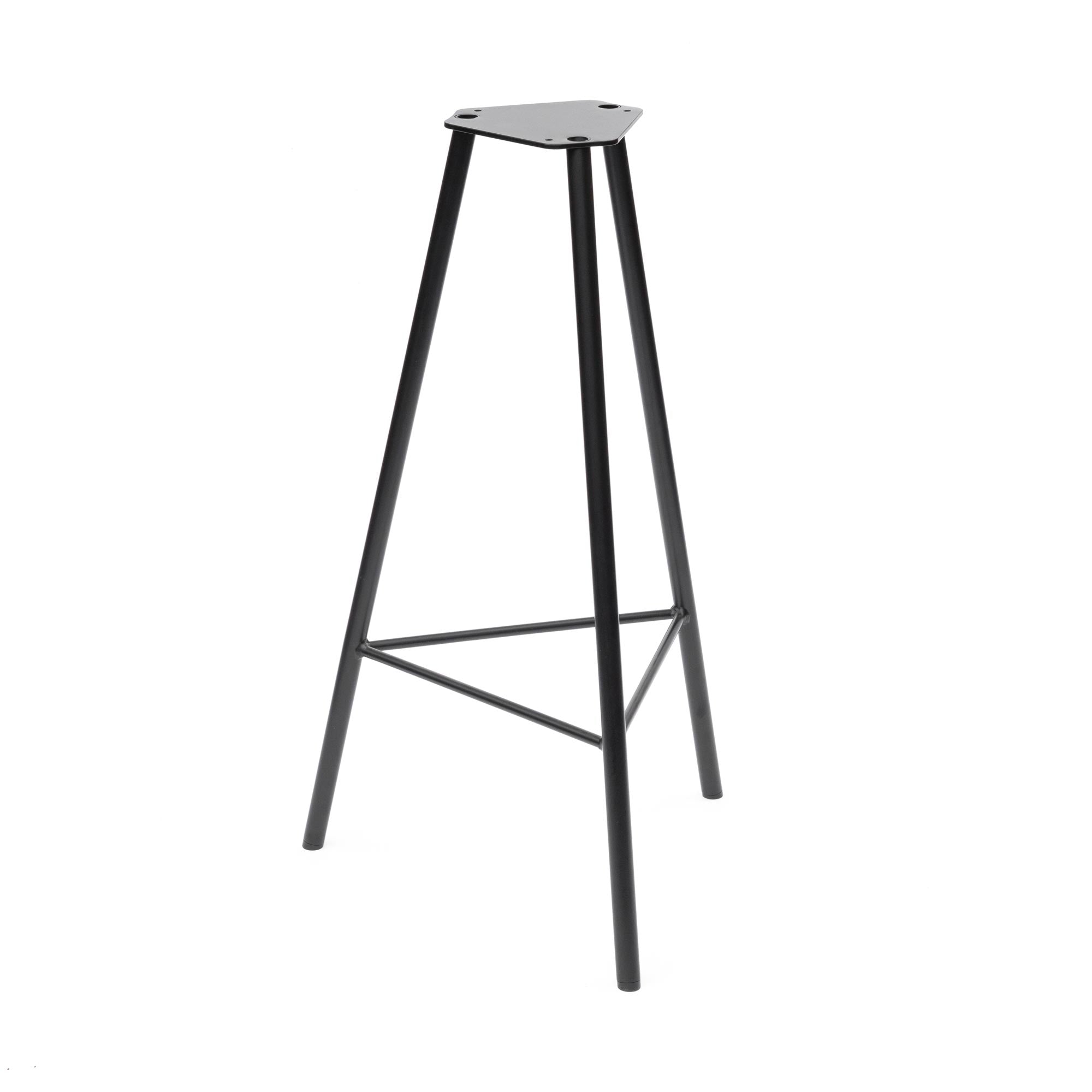 Nord Stool Base-Black--The Hairpin Leg Co.