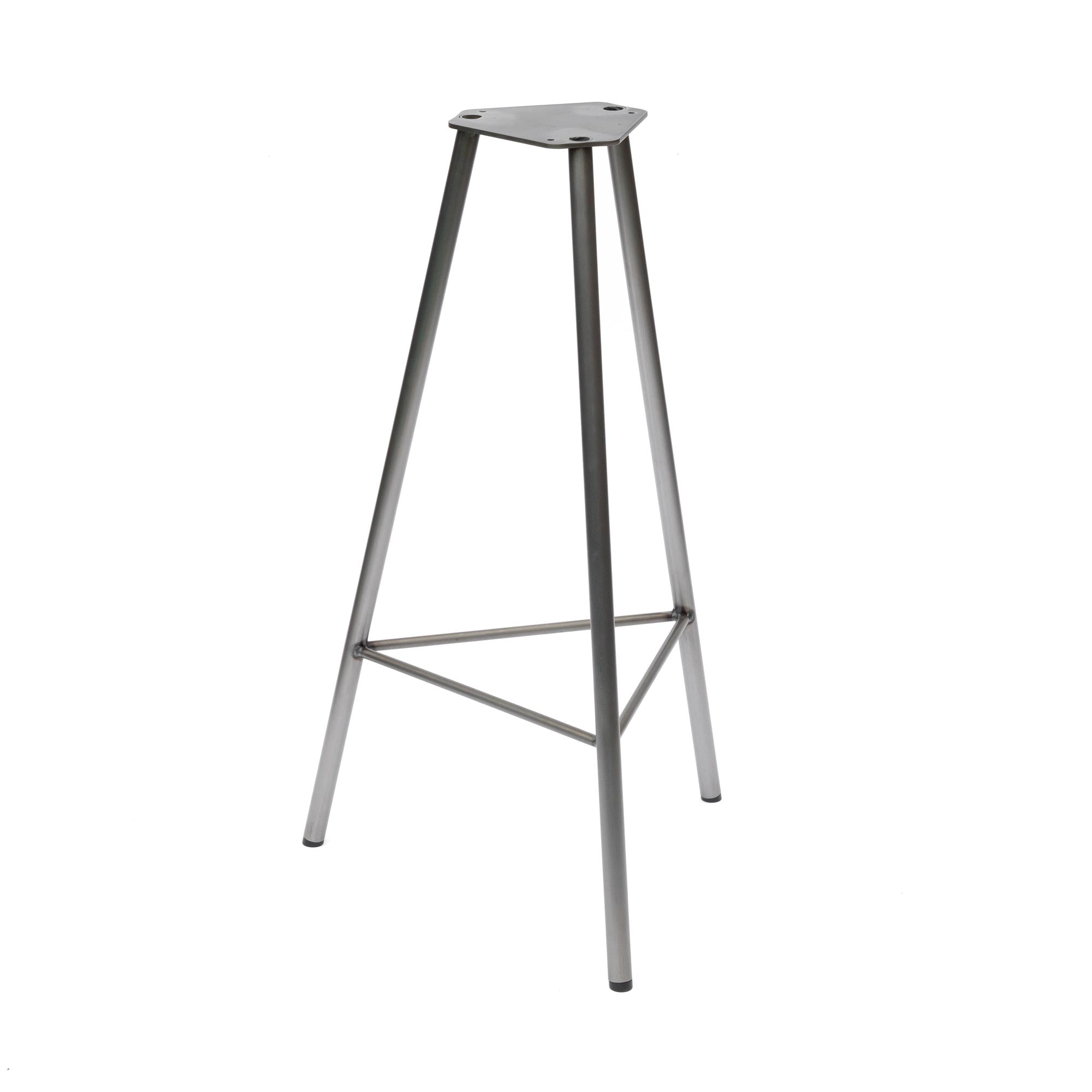 Nord Stool Base-Clear Coat--The Hairpin Leg Co.
