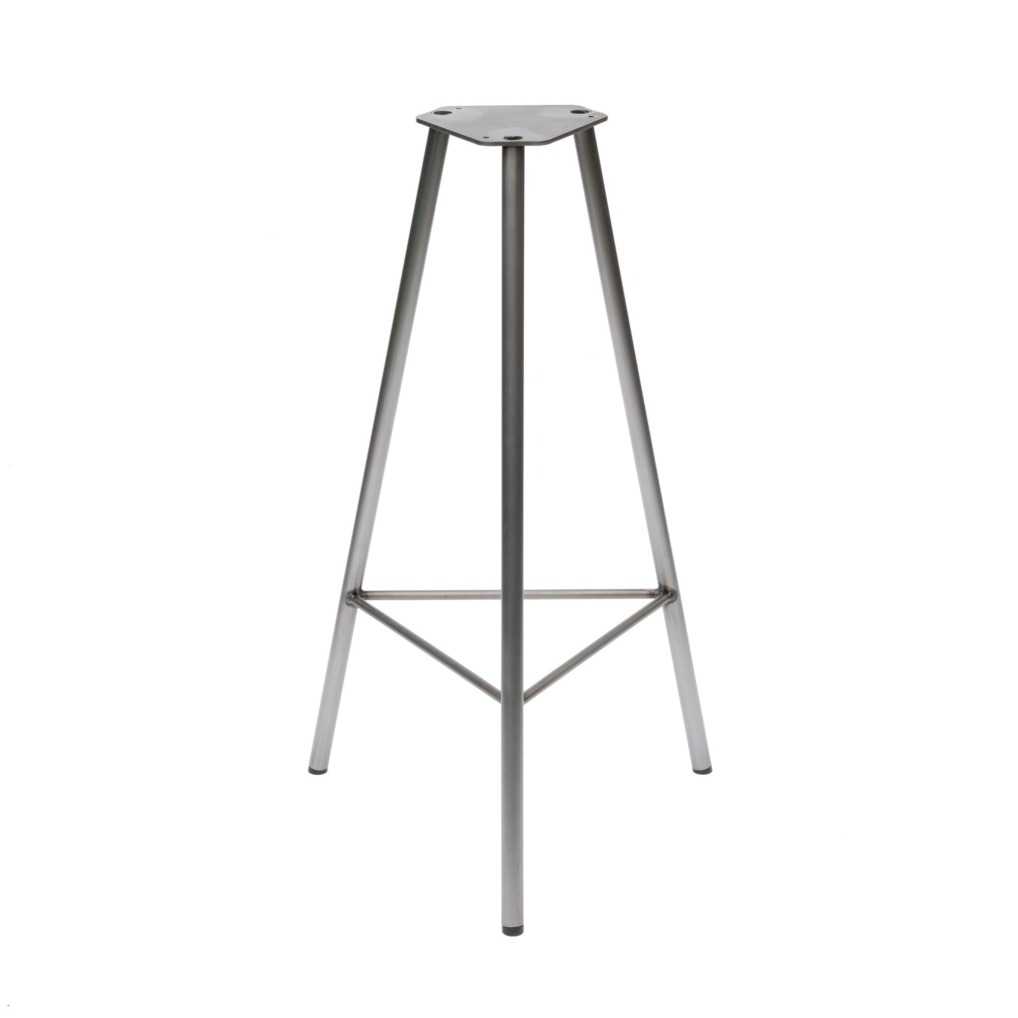 Nord Stool Base-Clear Coat--The Hairpin Leg Co.