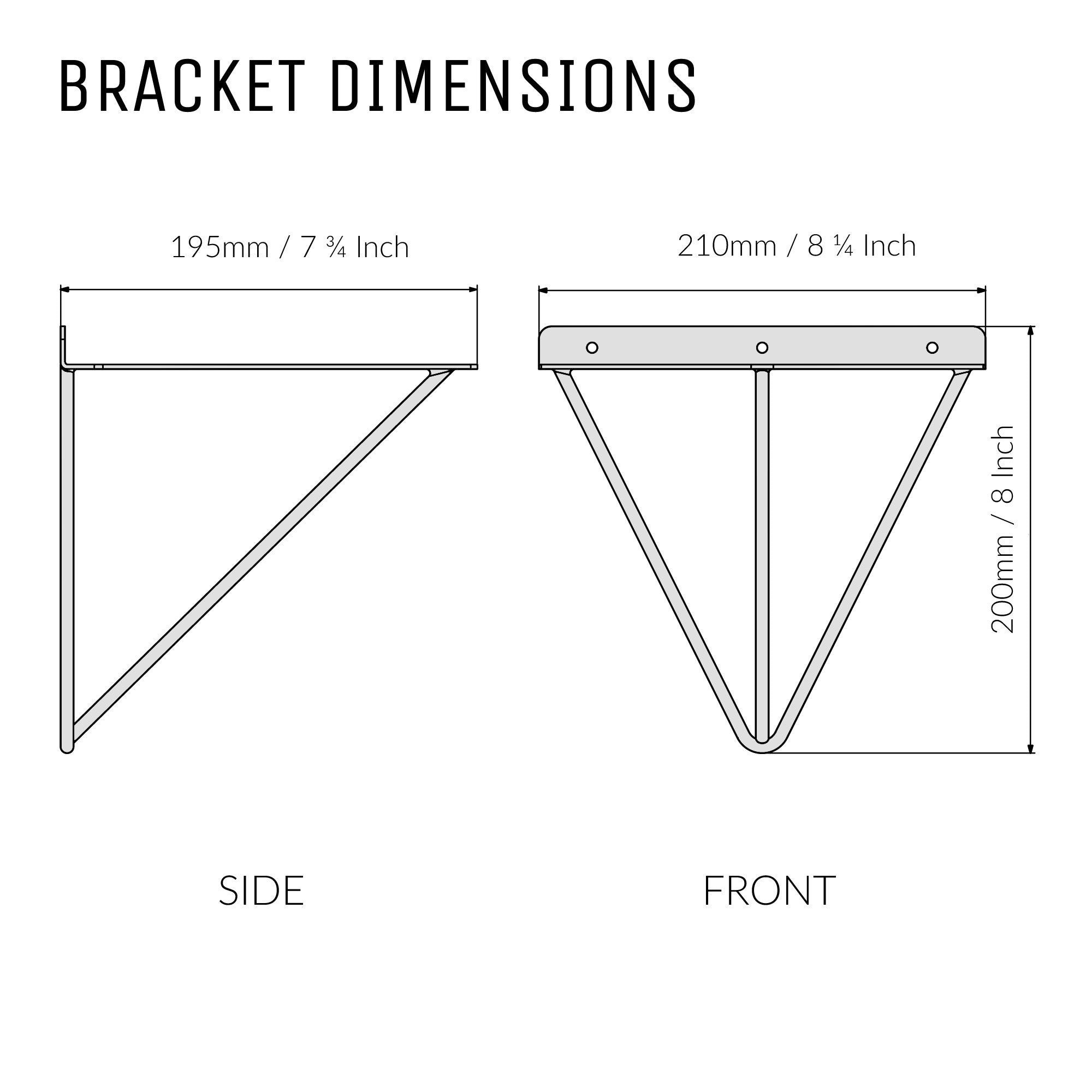 Prism Shelf-Clear Coat--The Hairpin Leg Co.