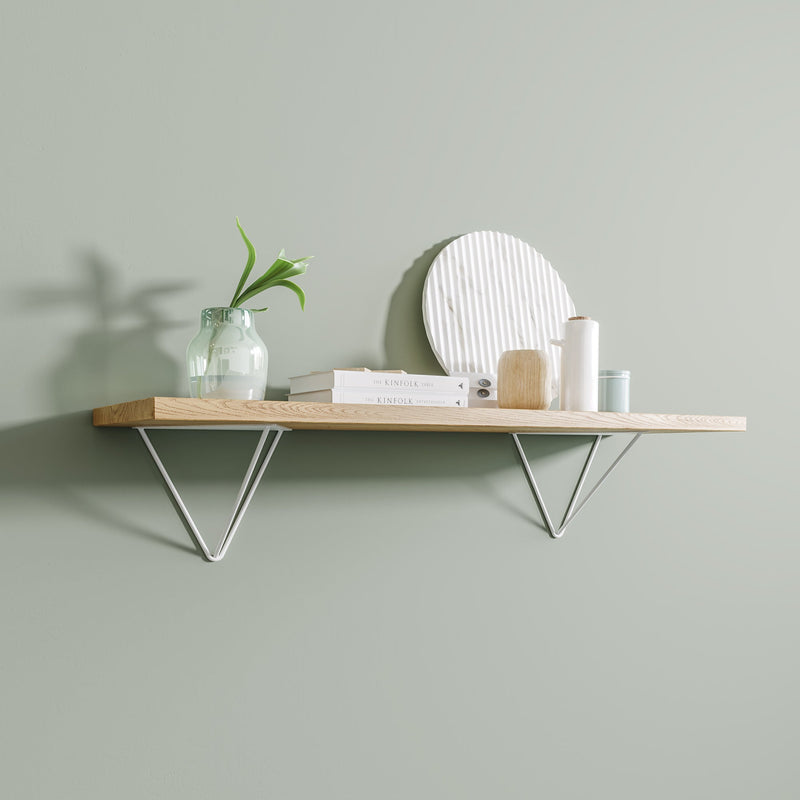 Prism Shelf-White--The Hairpin Leg Co.