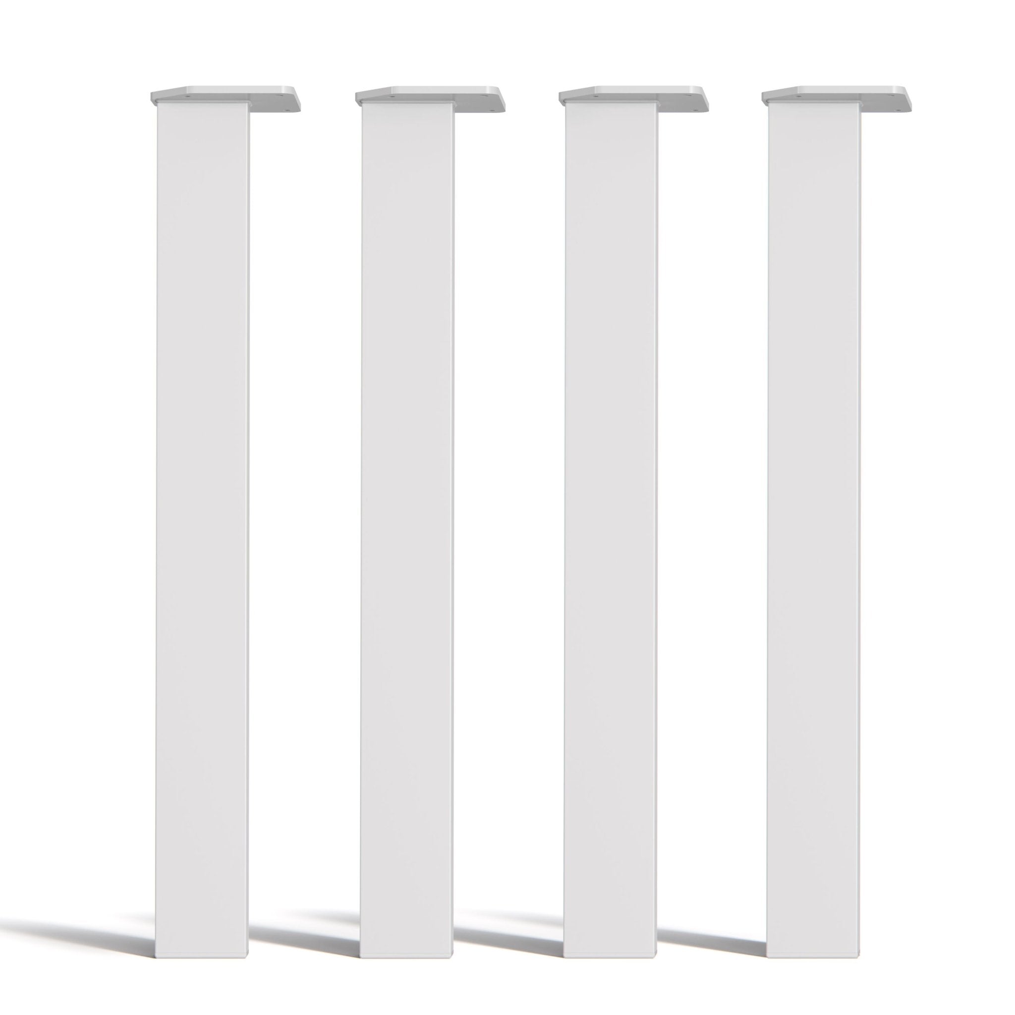 Single Pin Box legs-White-Table (71cm / 28inch)-The Hairpin Leg Co.