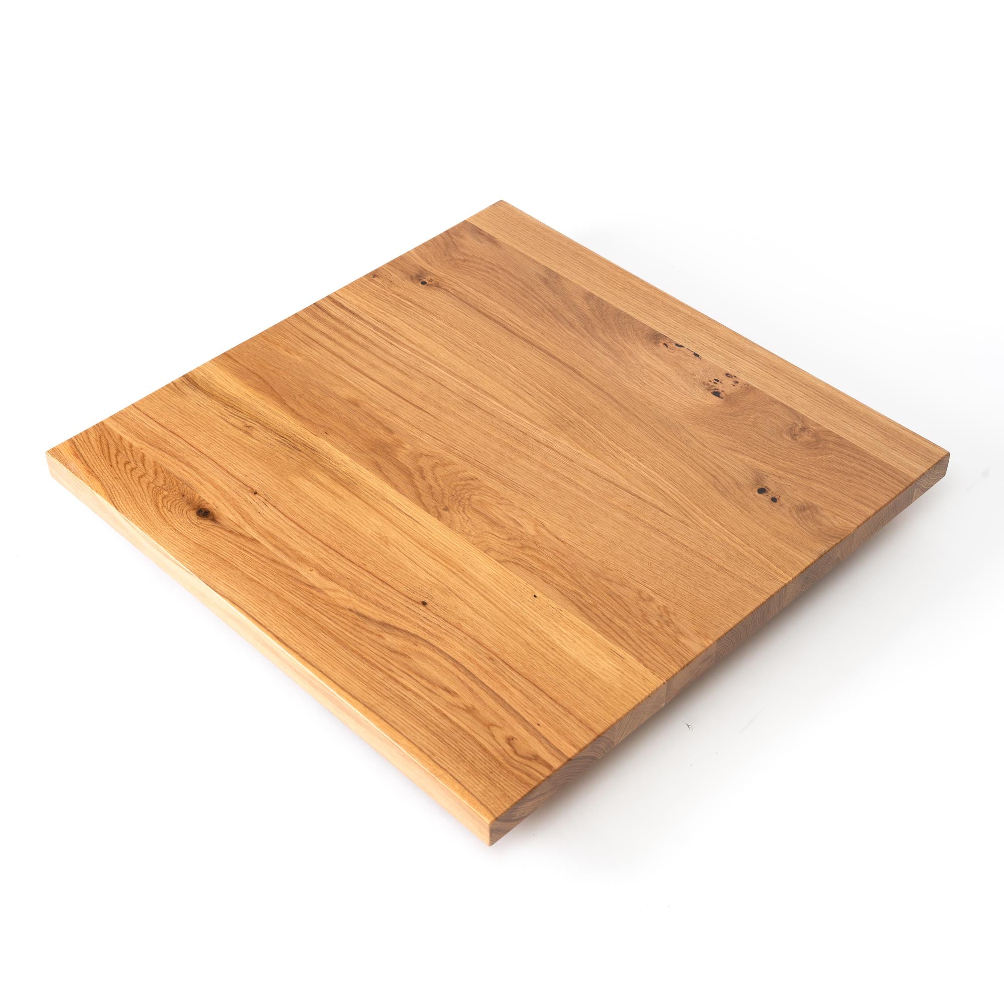 Solid Oak Table Top-90cm x 90cm x 3.2cm--The Hairpin Leg Co.