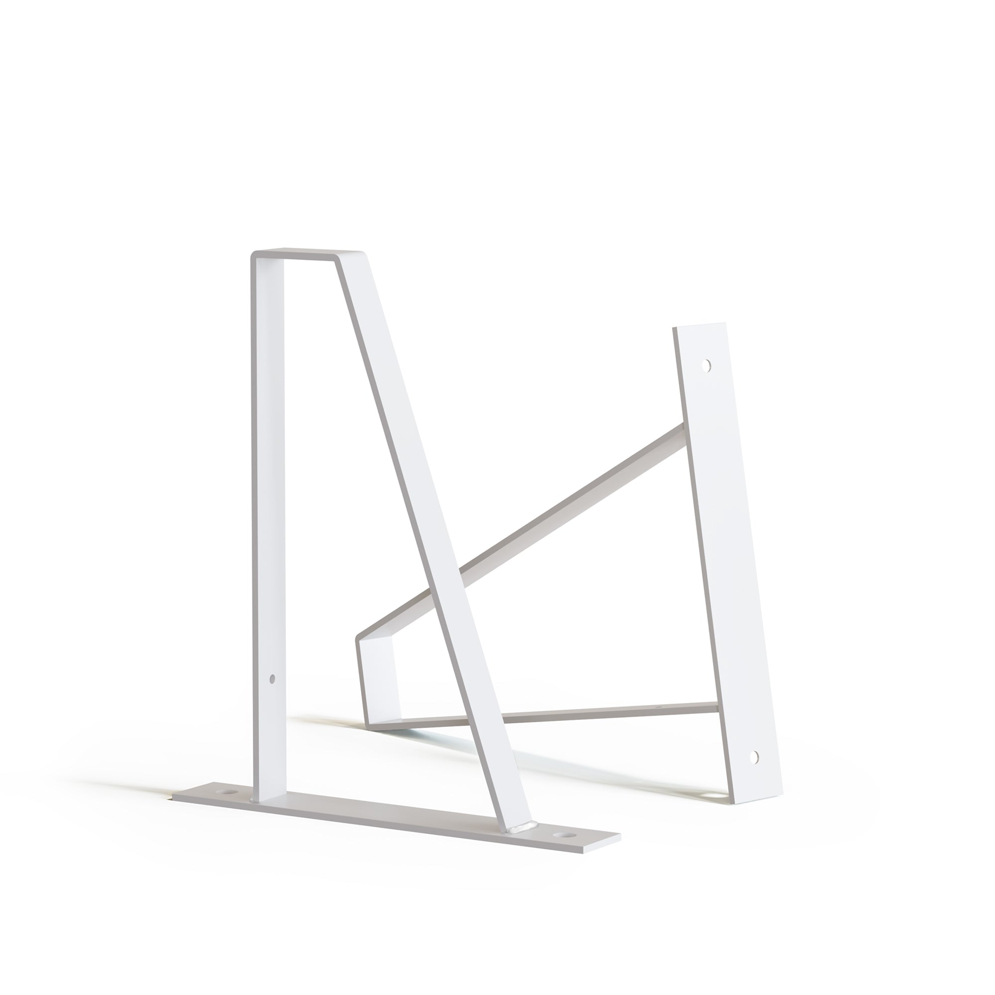 Suspense Shelf-White-225mm x 38mm (Scaffold Board)-The Hairpin Leg Co.