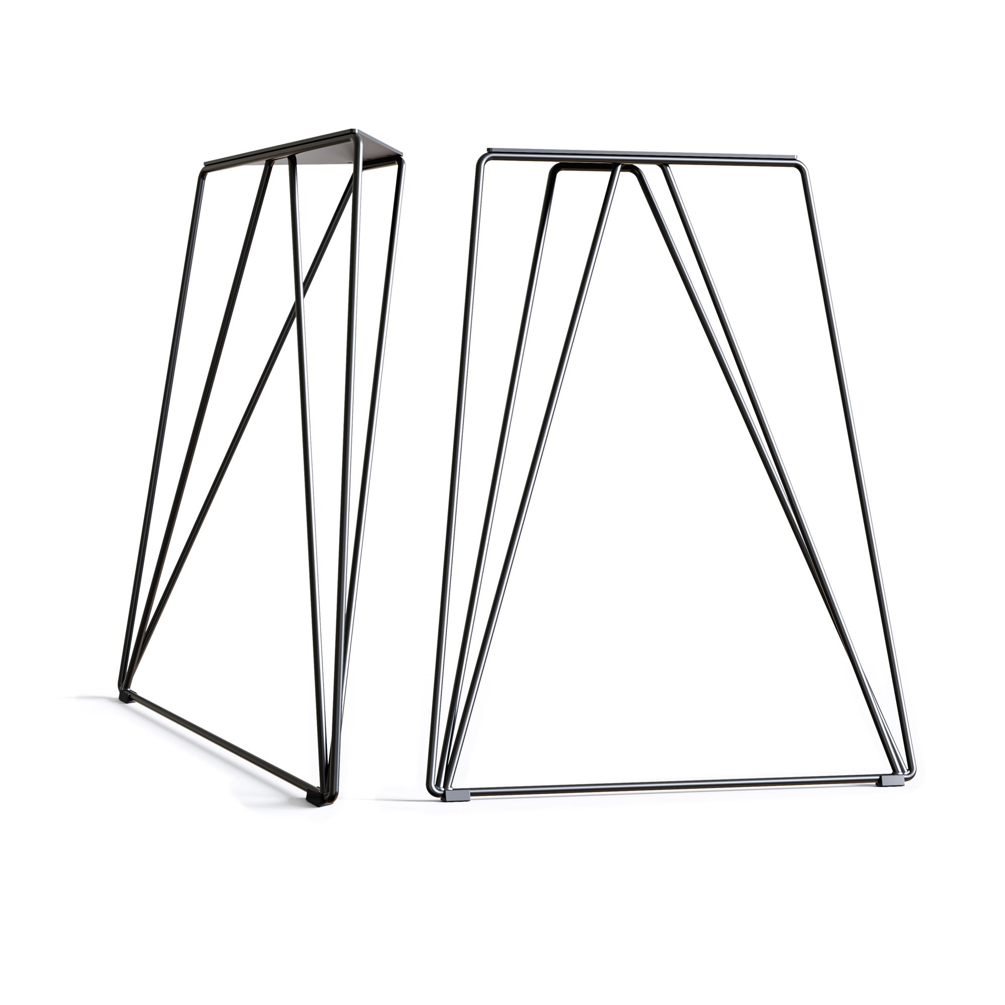 Wire Frame Legs-Black-Table (H71cm x W58cm)-The Hairpin Leg Co.