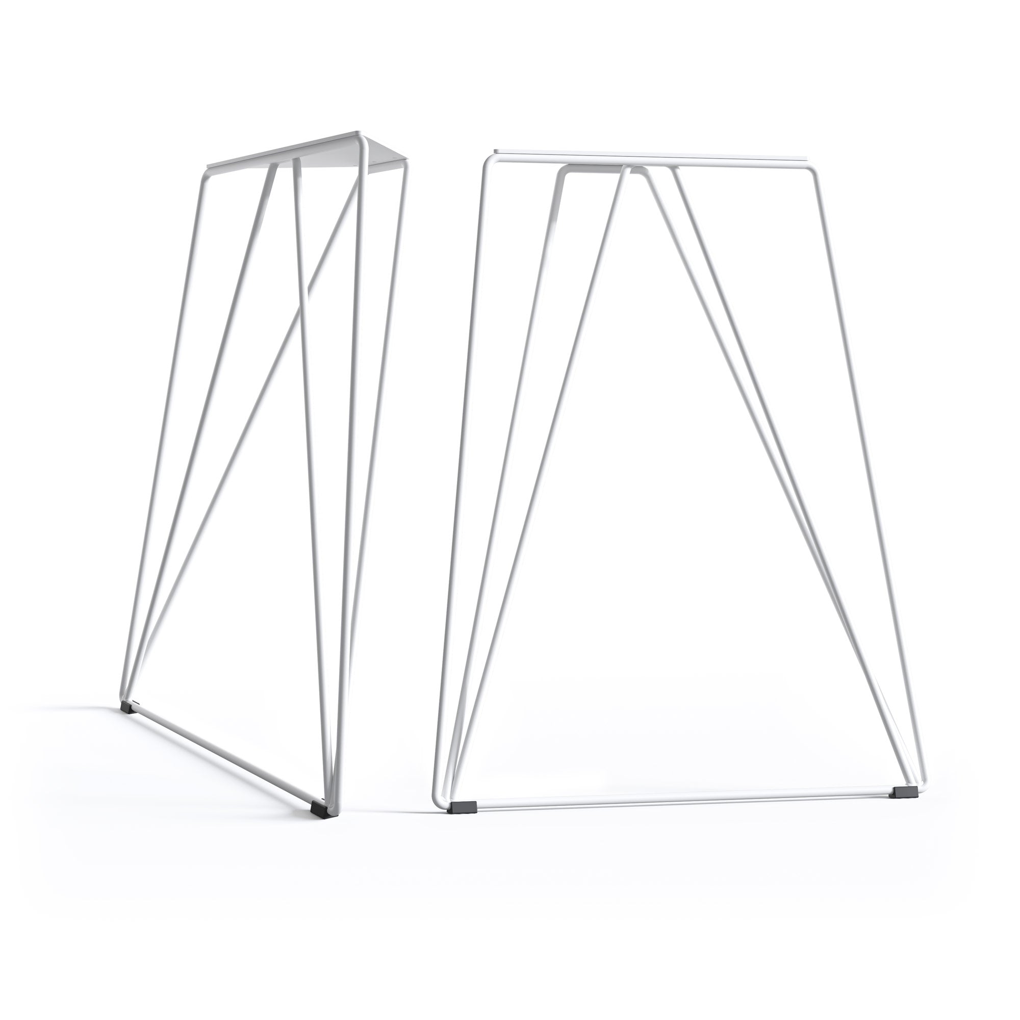Wire Frame Legs-White-Table (H71cm x W58cm)-The Hairpin Leg Co.